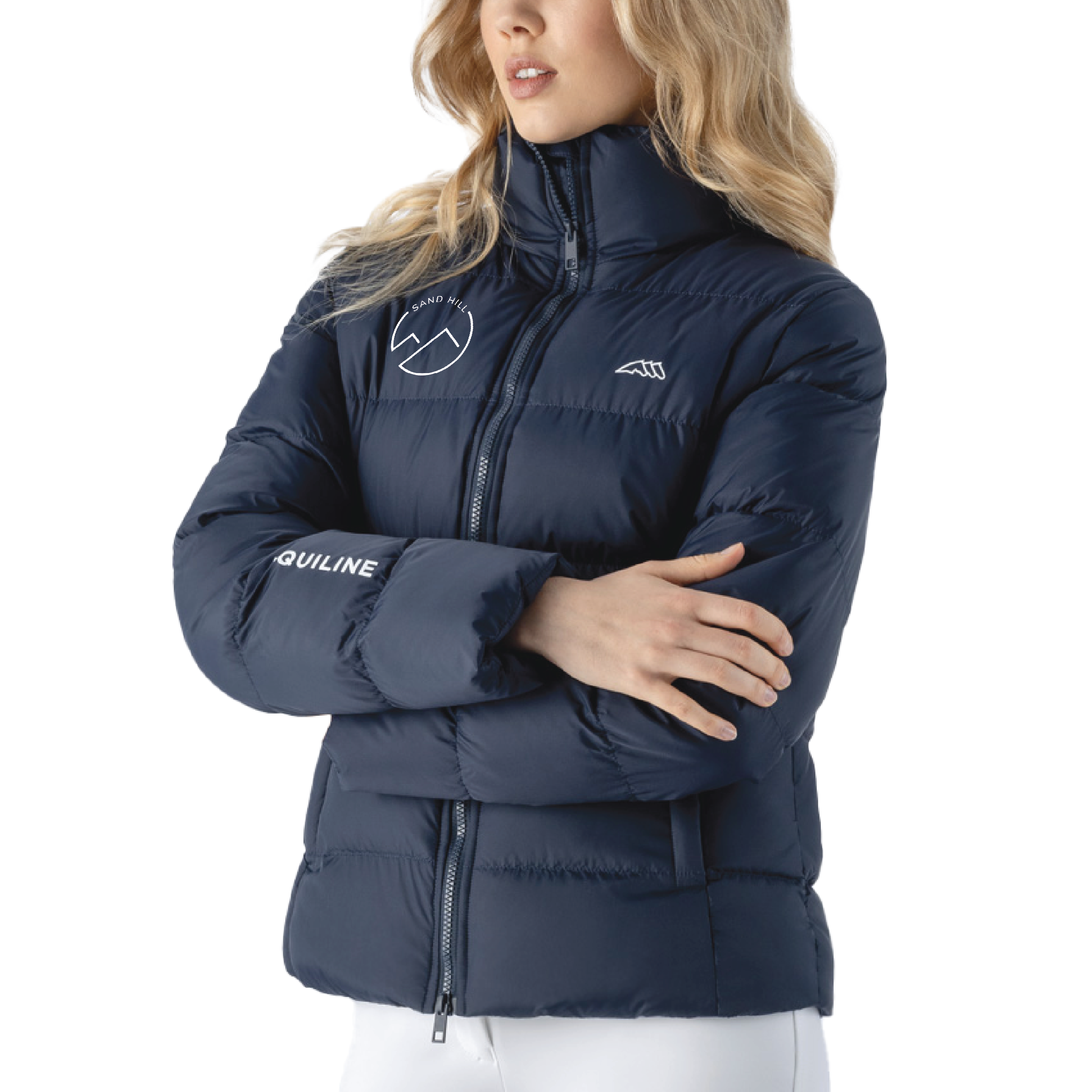 Sand Hill Stable Women's Equiline EQESATEK Padded Blue Jacket