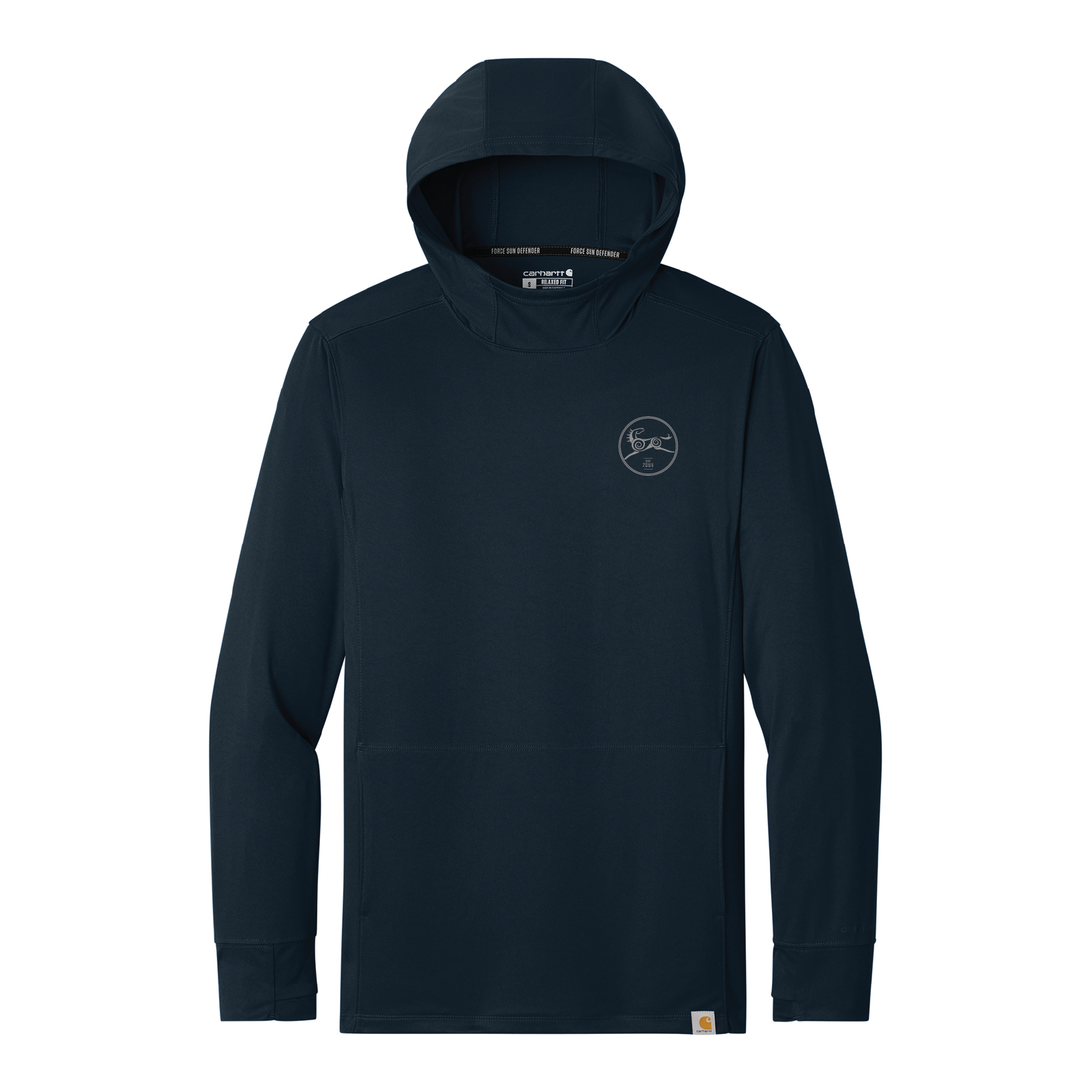 Men's Carhartt Force Sun Defender Long Sleeve Hooded T-Shirt