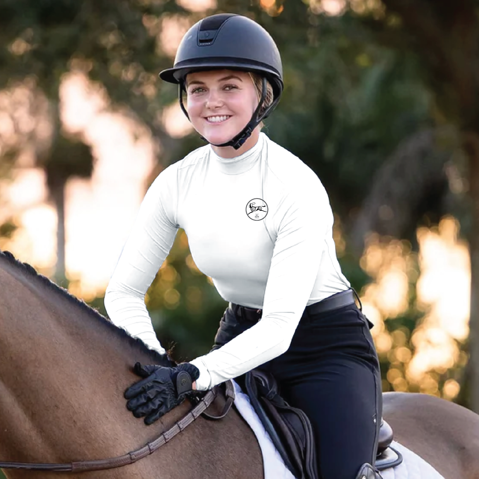 Sandhaven Women's Euphoric Equestrian Aspen Turtleneck