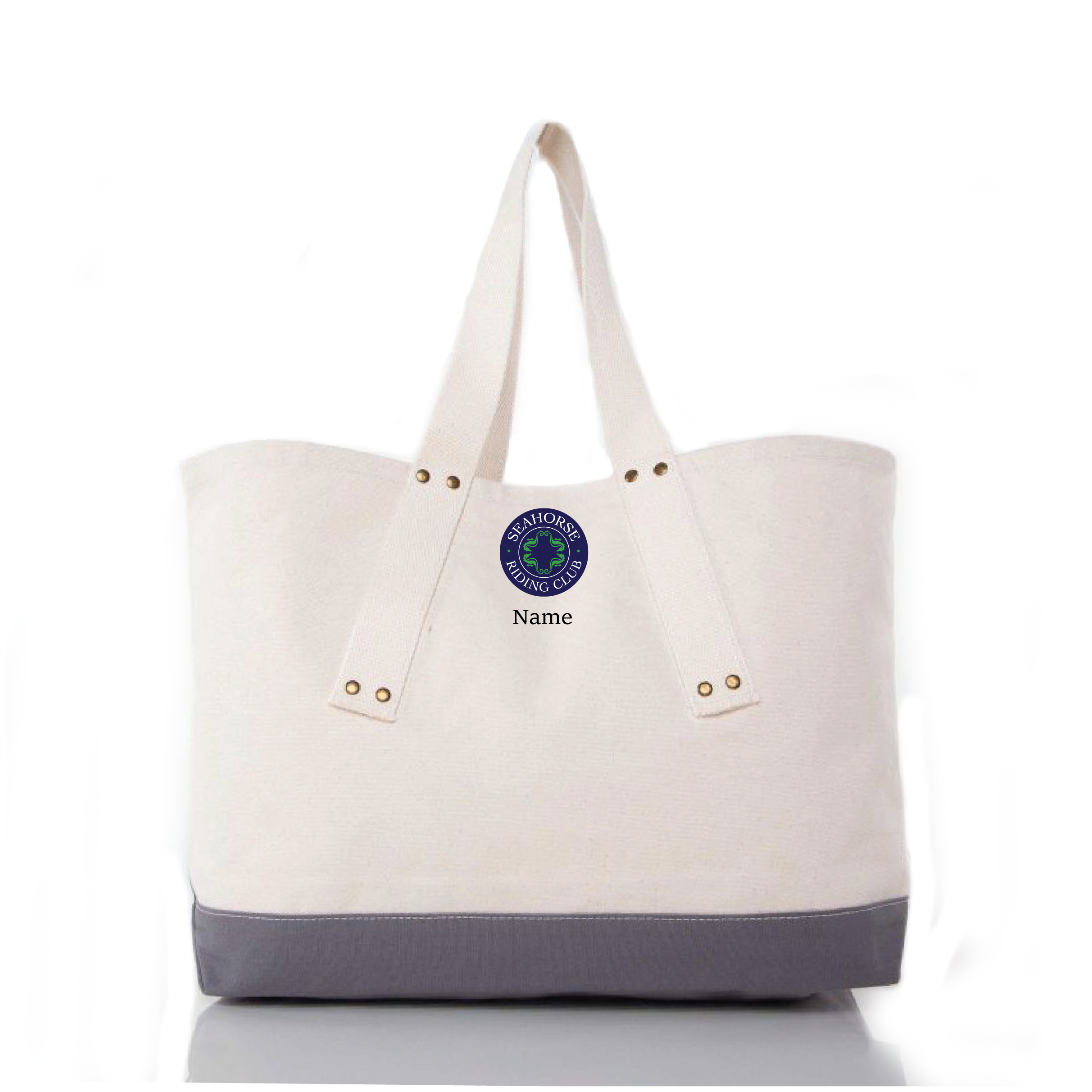 Seahorse Riding Club CB Station Grommet Tote Bag