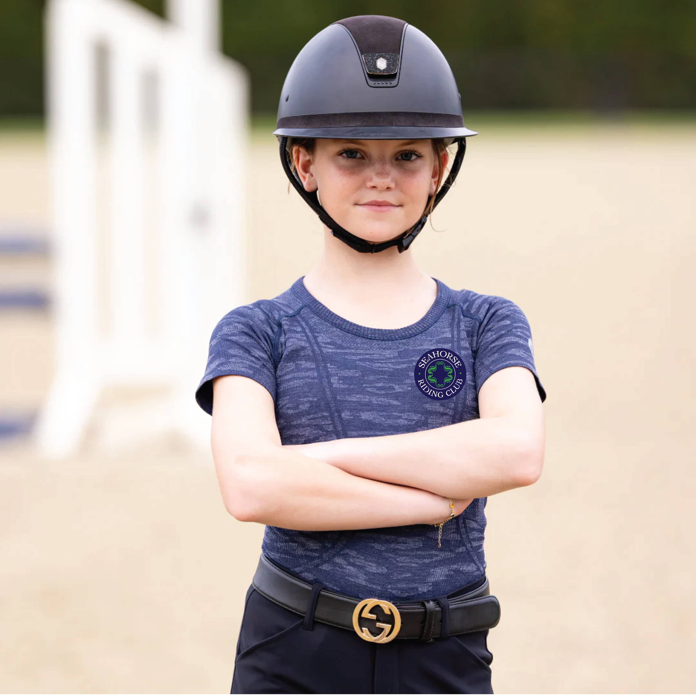Seahorse Riding Club TKEQ MINI Kennedy Seamless Short Sleeve