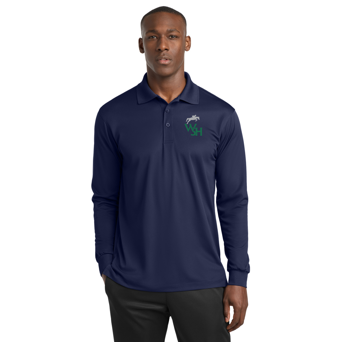 Willamette Sport Horses Sport-Tek Long Sleeve Micropique Sport-Wick Polo