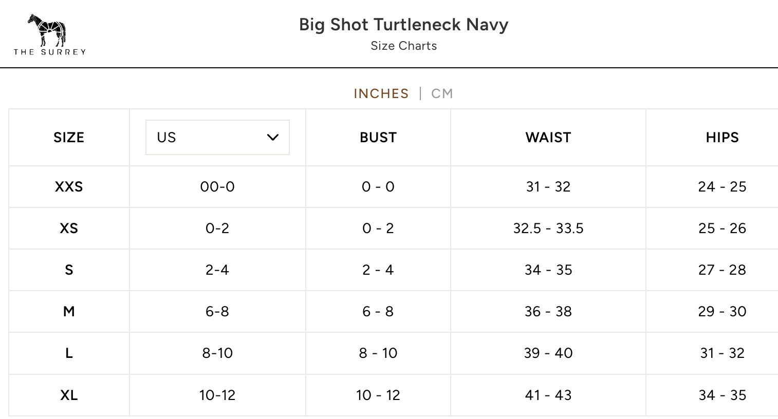 Hurley Equestrian The Surrey Bigshot Turtleneck