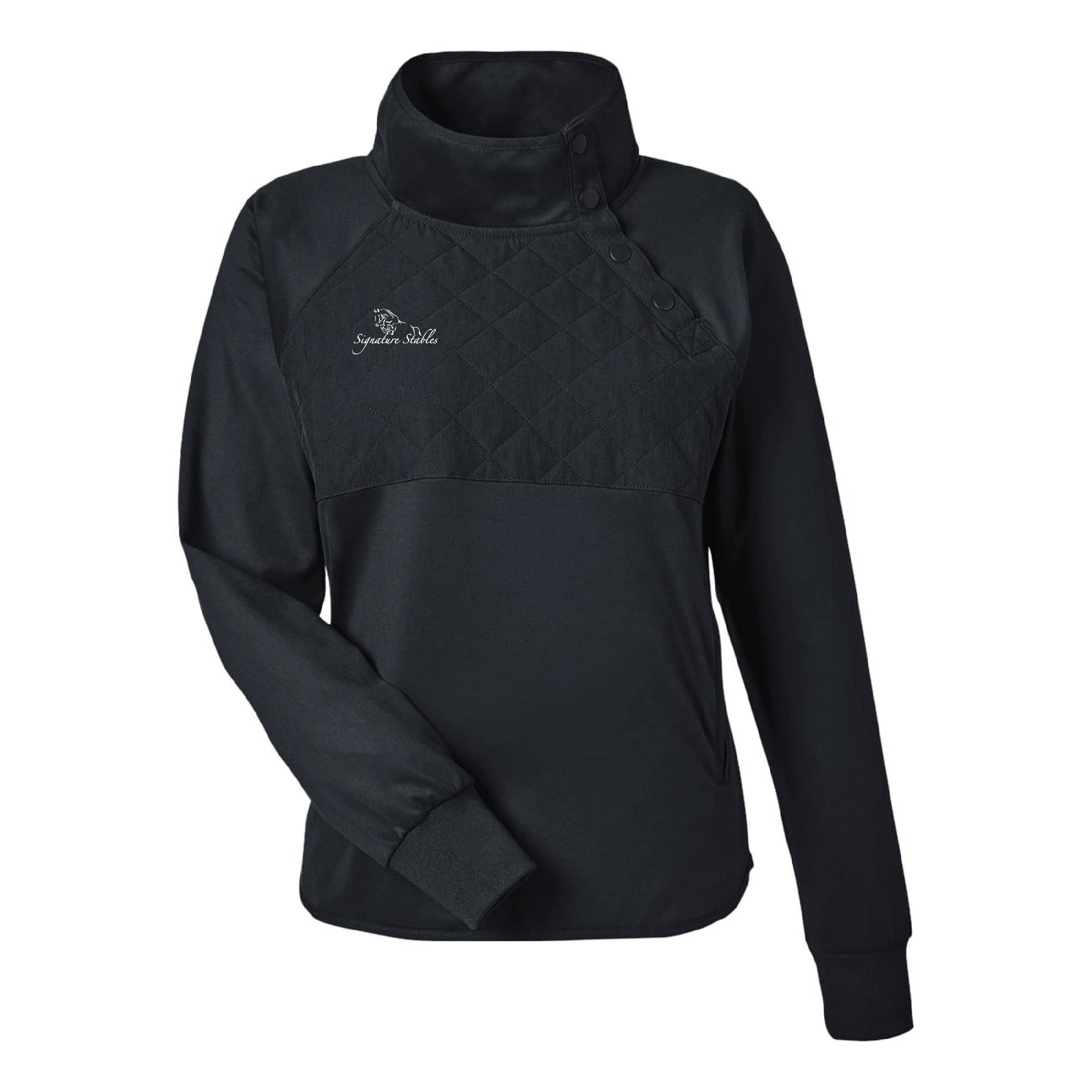 Signature Stables Women's Swannies Ellis Snap Neck Pullover