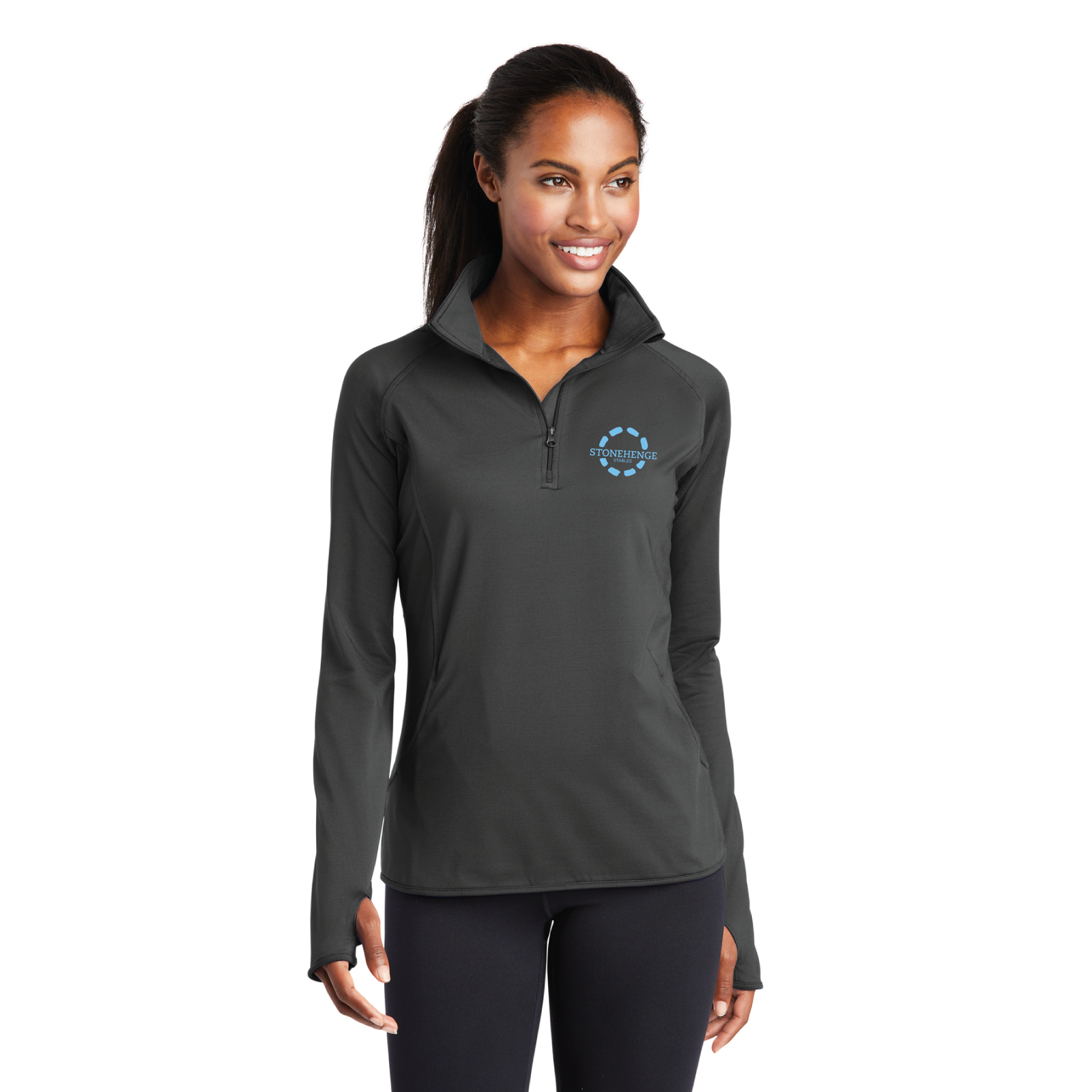 Stonehenge Stables Women's Sport-Tek Sport-Wick Stretch 1/4 Zip Pullover