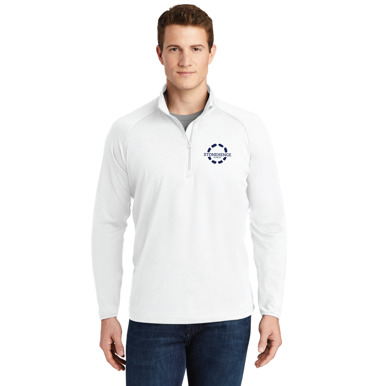 Stonehenge Stables Men's Sport-Tek Sport-Wick Stretch 1/4 Zip Pullover