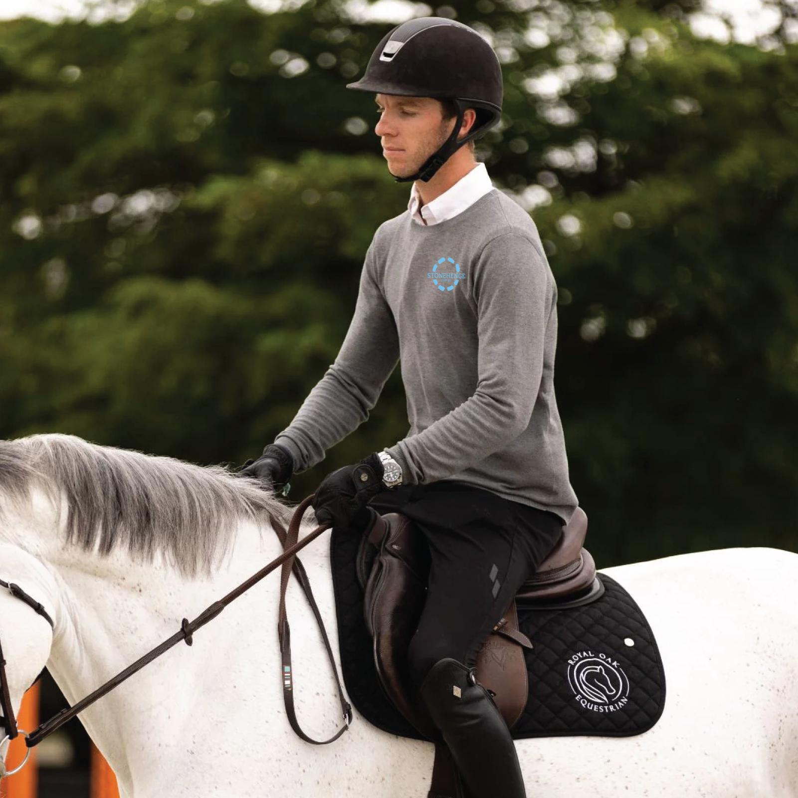 Stonehenge Stables Men's TKEQ Essential Boyfriend Sweater