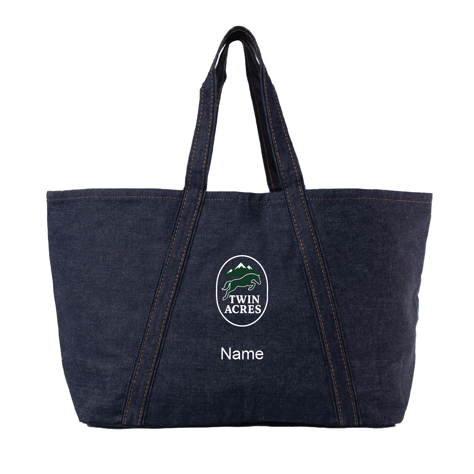 Twin Acres CB Station Heritage Denim Tote