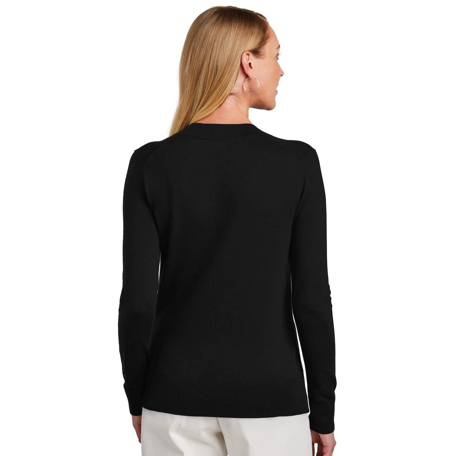 Twin Acres Women’s Brooks Brothers Cotton Stretch V-Neck Sweater