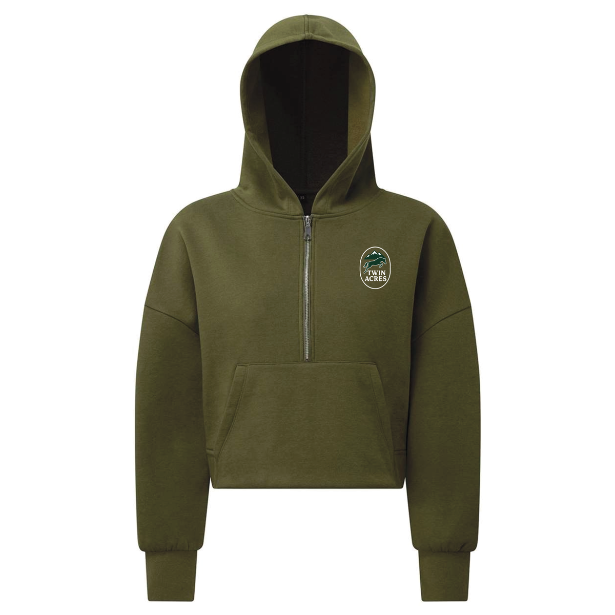 Twin Acres Women's TriDri Alice Half-Zip Hooded Sweatshirt