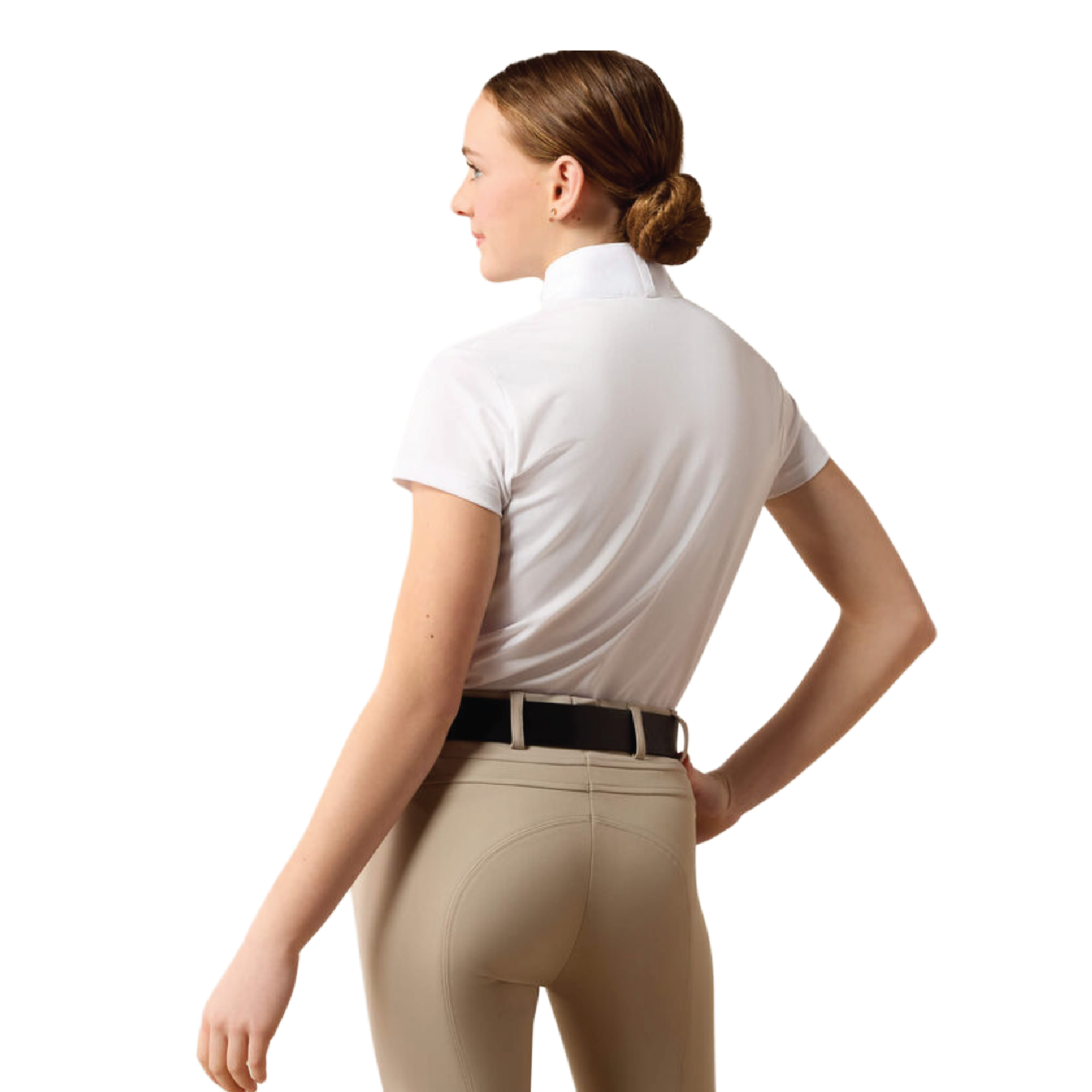 Tiffany and Equestrians Youth Ariat Aptos Short Sleeve Show Shirt