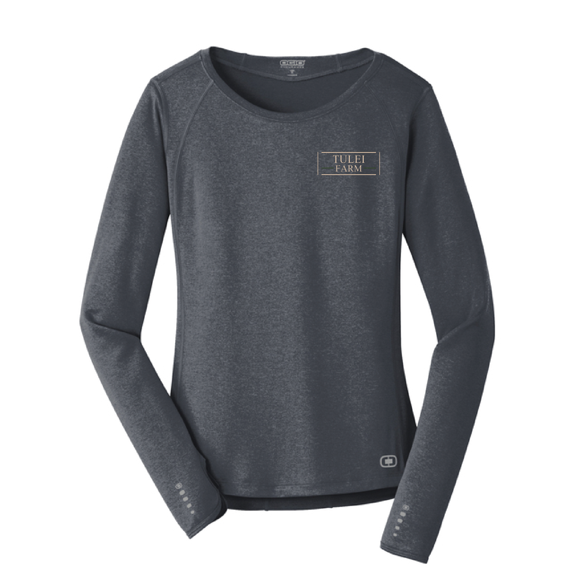 Tulei Farm Women's Ogio Long Sleeve Pulse Crew