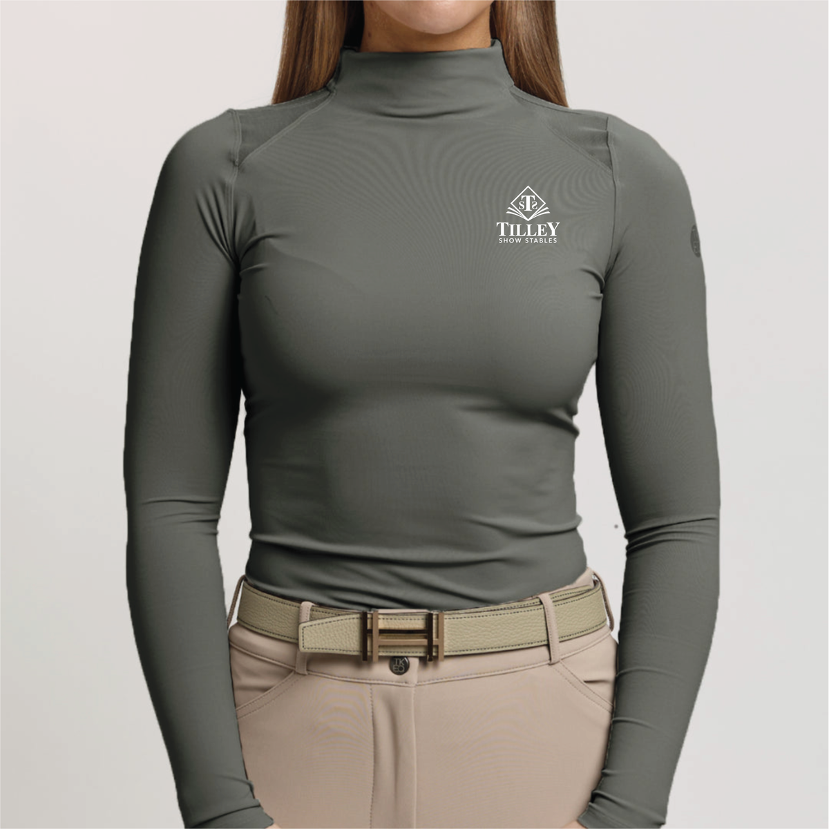 Tilley Show Stables Women's TKEQ 'Chloe' High Collar Technical Top