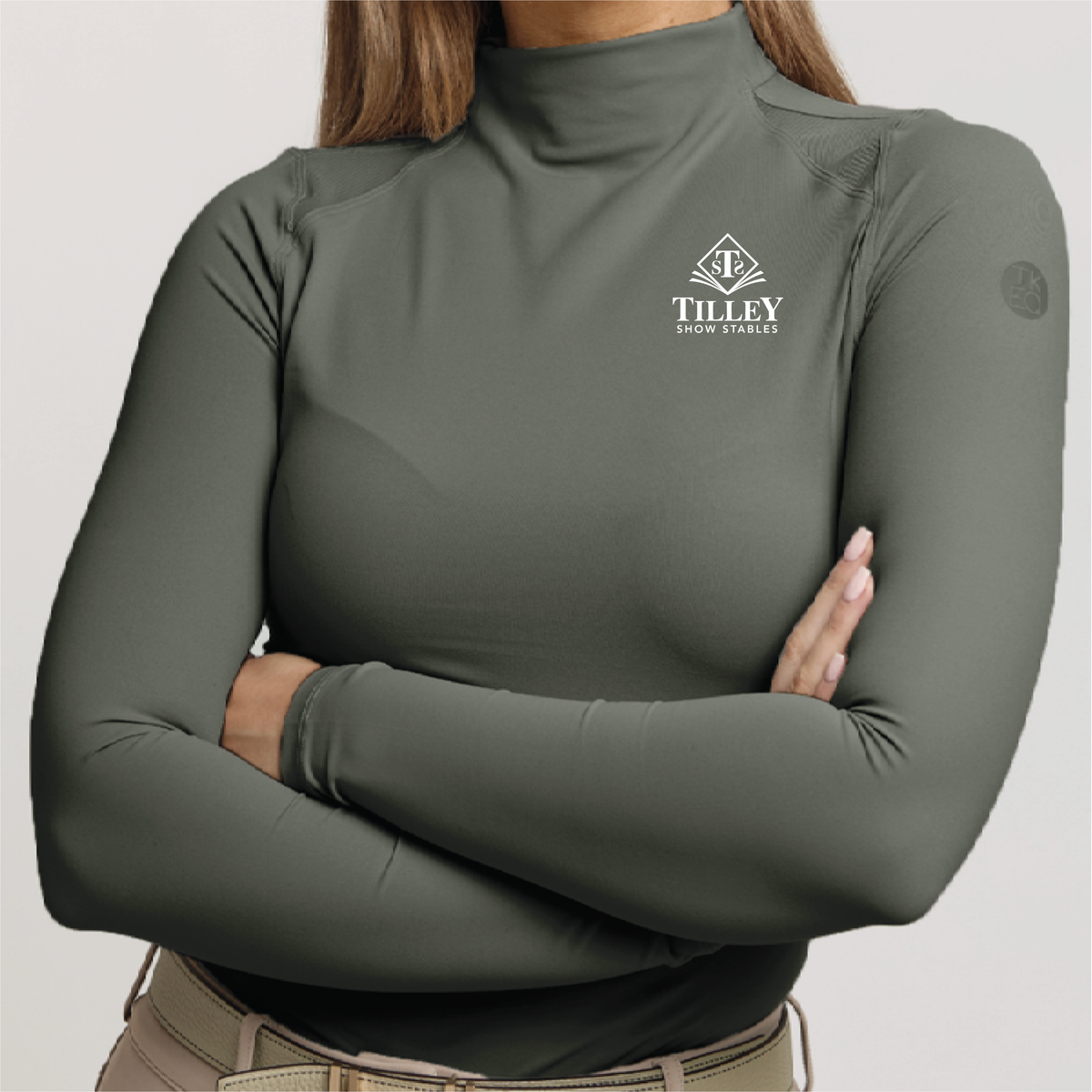 Tilley Show Stables Women's TKEQ 'Chloe' High Collar Technical Top