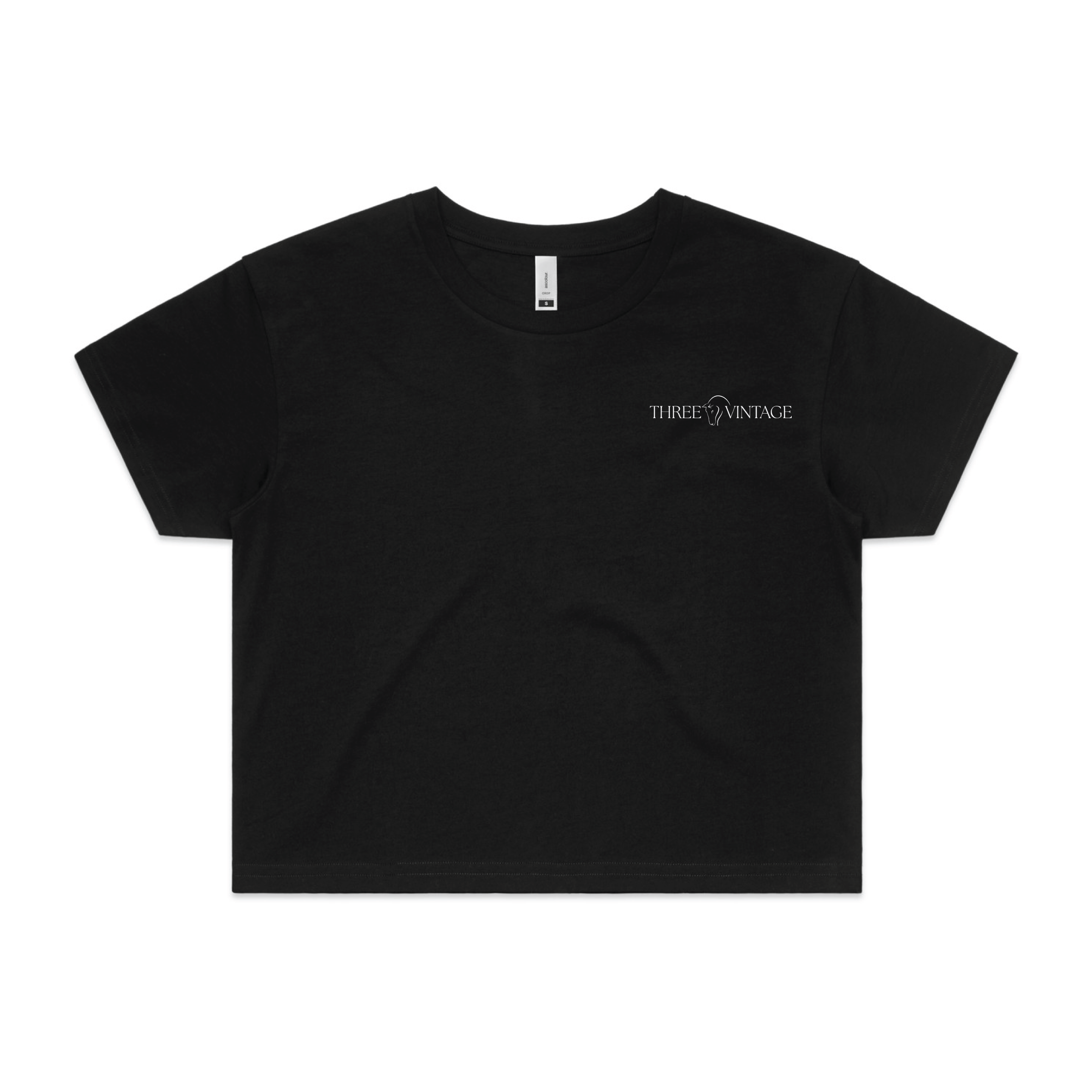 Three Vintage Women's AS Colour Crop Tee
