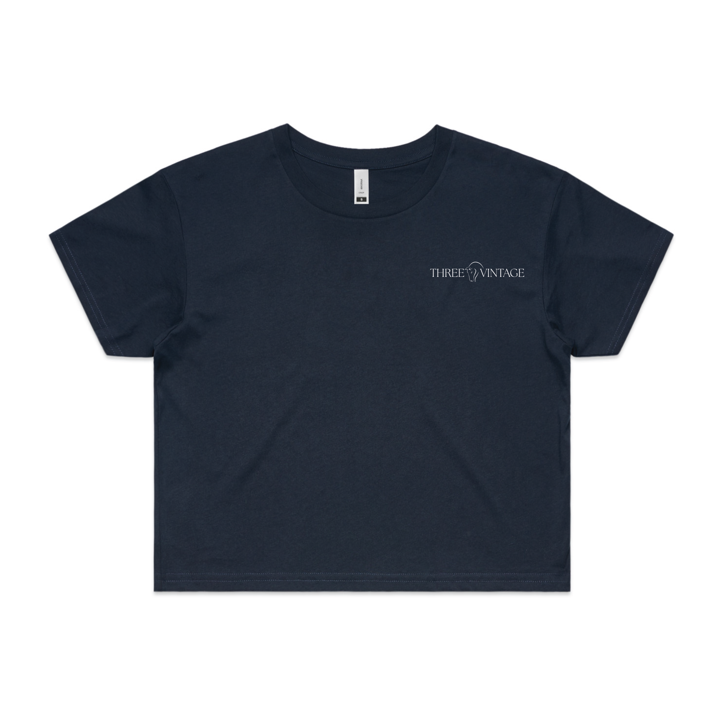 Three Vintage Women's AS Colour Crop Tee