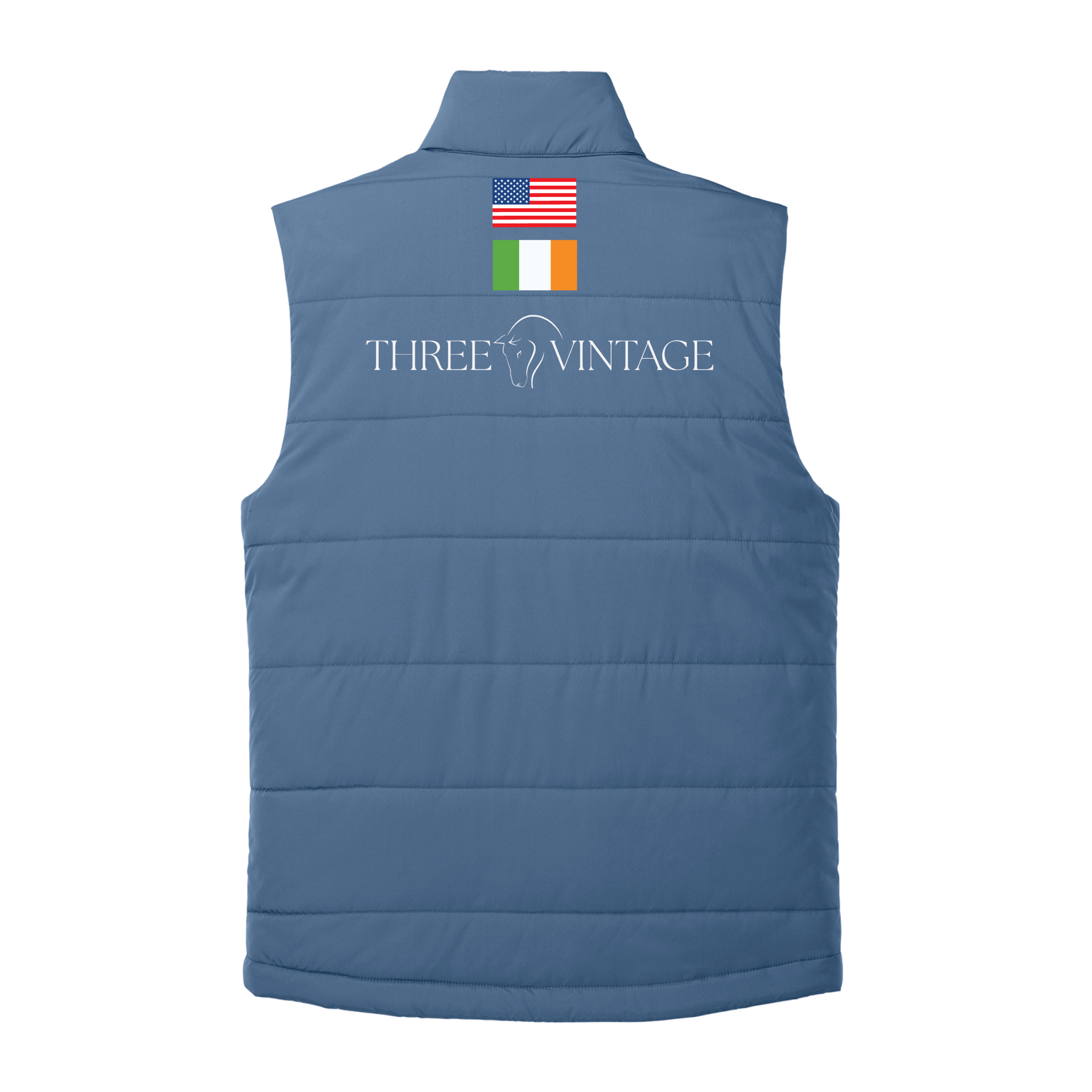 Three Vintage Men's Port Authority Puffer Vest