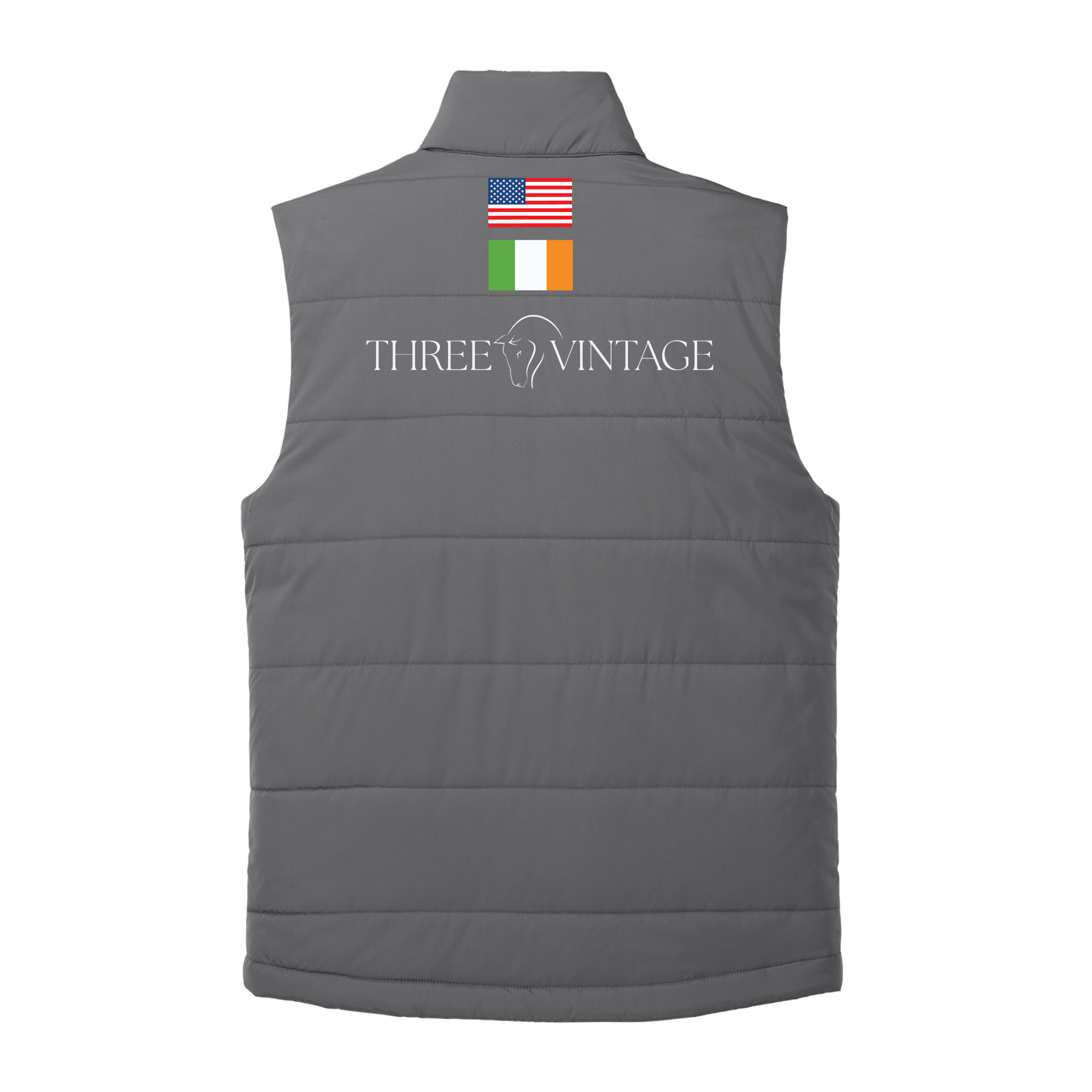 Three Vintage Men's Port Authority Puffer Vest