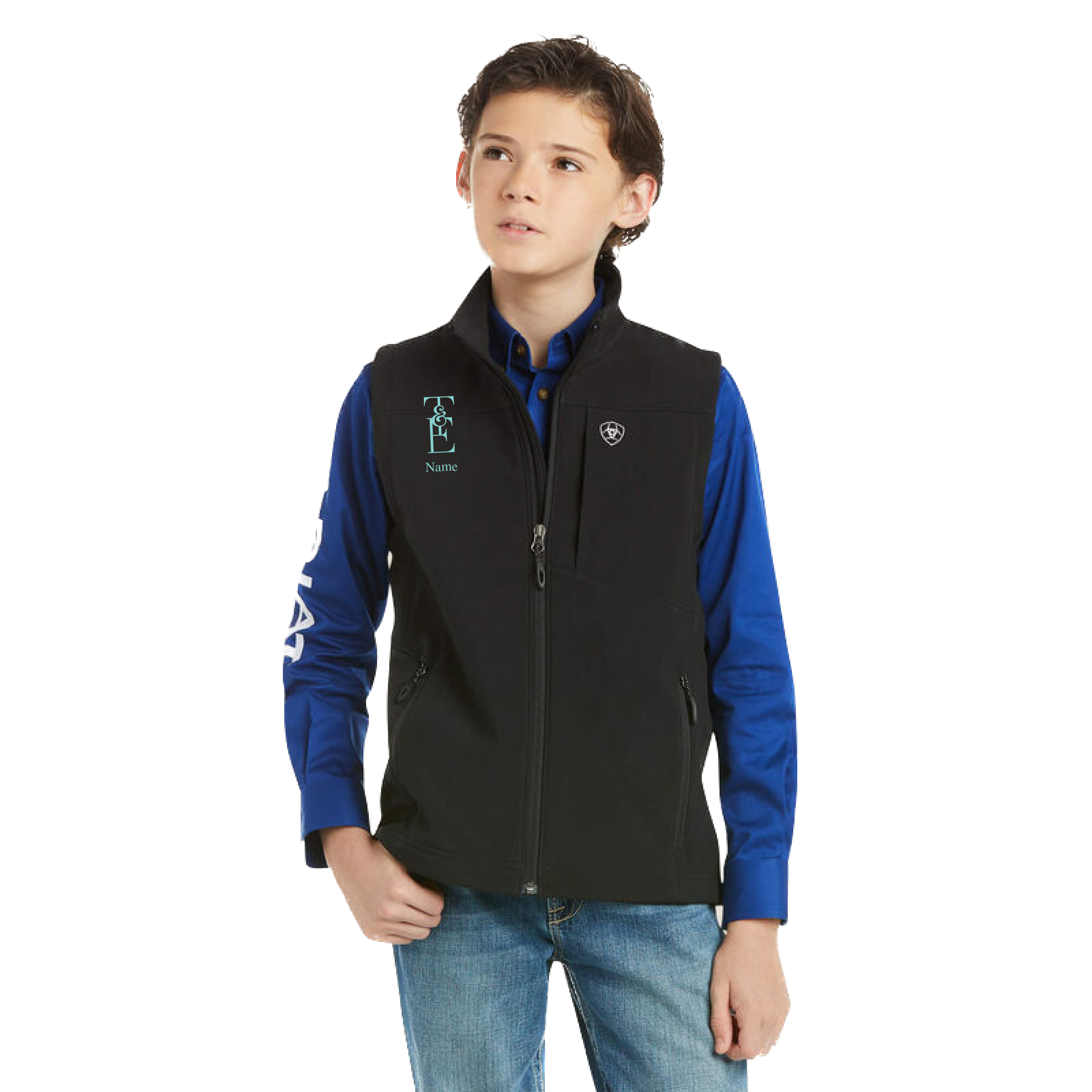 Tiffany and Equestrians Youth Ariat Vernon Softshell Vest