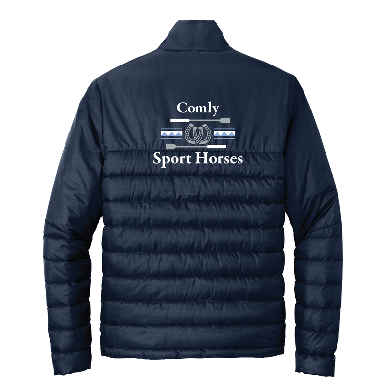 Comly Sport Horses Men's Eddie Bauer Quilted Puffy Jacket