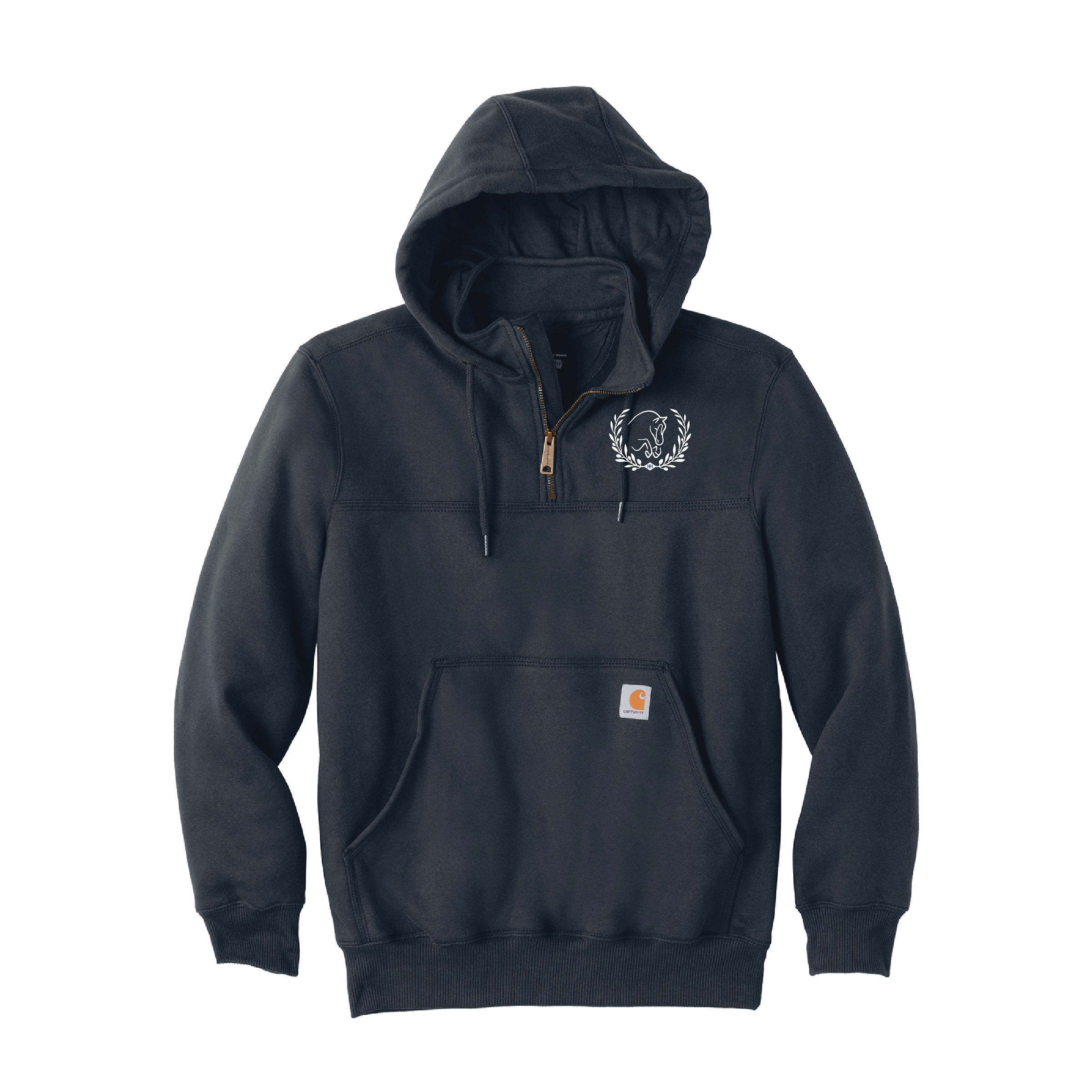 Under Contract Men's Carhartt Rain Defender Paxton Heavyweight-Hooded Zip Mock Sweatshirt