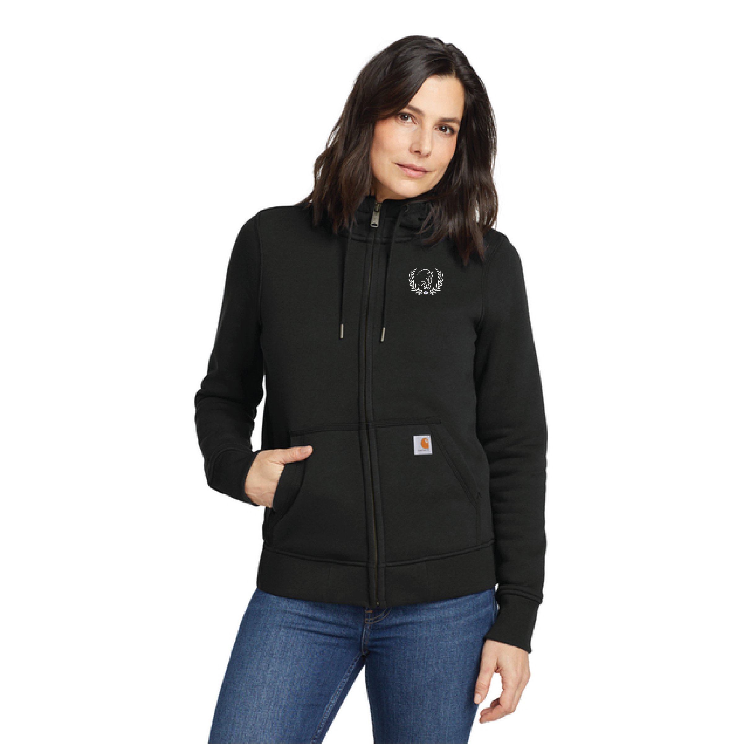 Under Contract Women's Carhartt Clarksburg Full-Zip Hoodie (Midweight)
