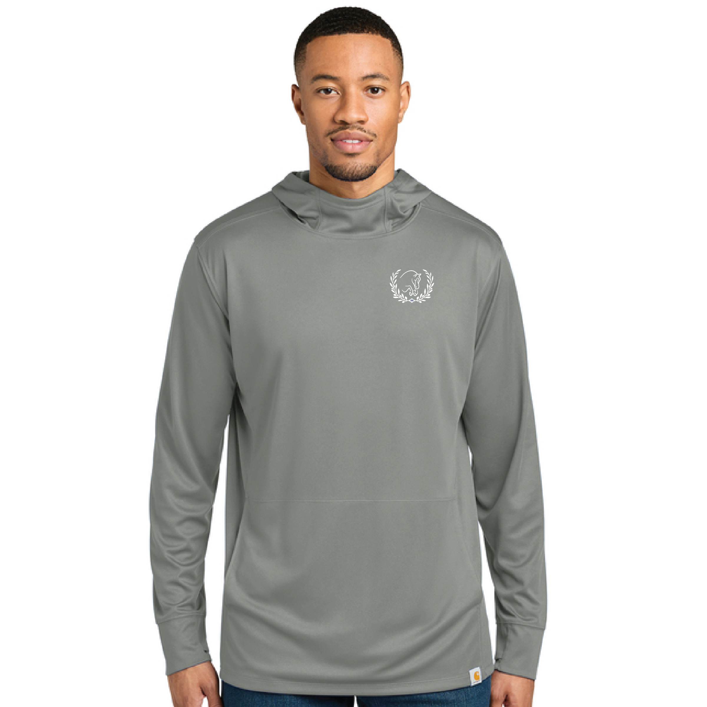 Under Contract Men's Carhartt Force Sun Defender Long Sleeve Hooded T-Shirt