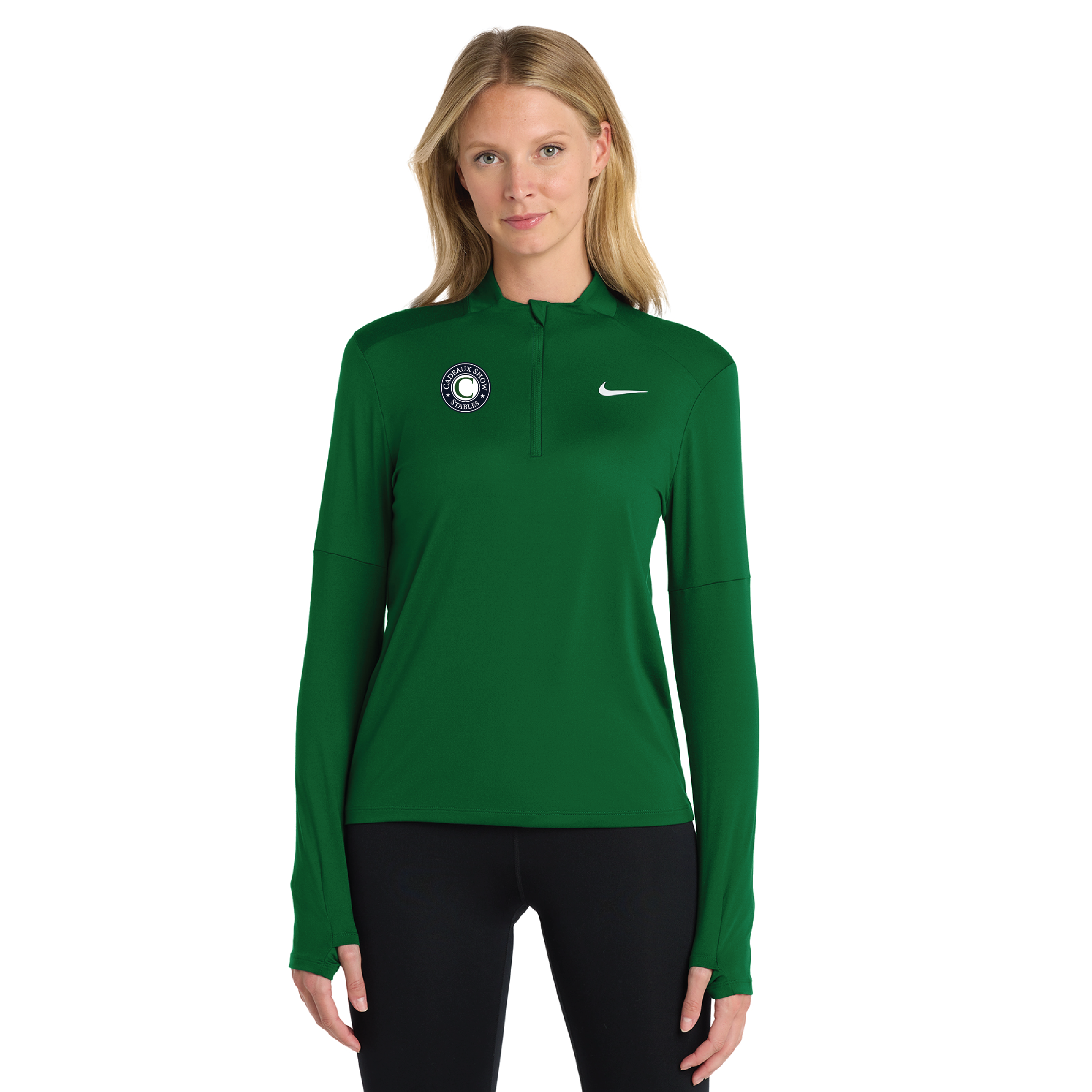 Cadeaux Show Stables Women's Nike Dri-Fit Element 1/2 Zip Top
