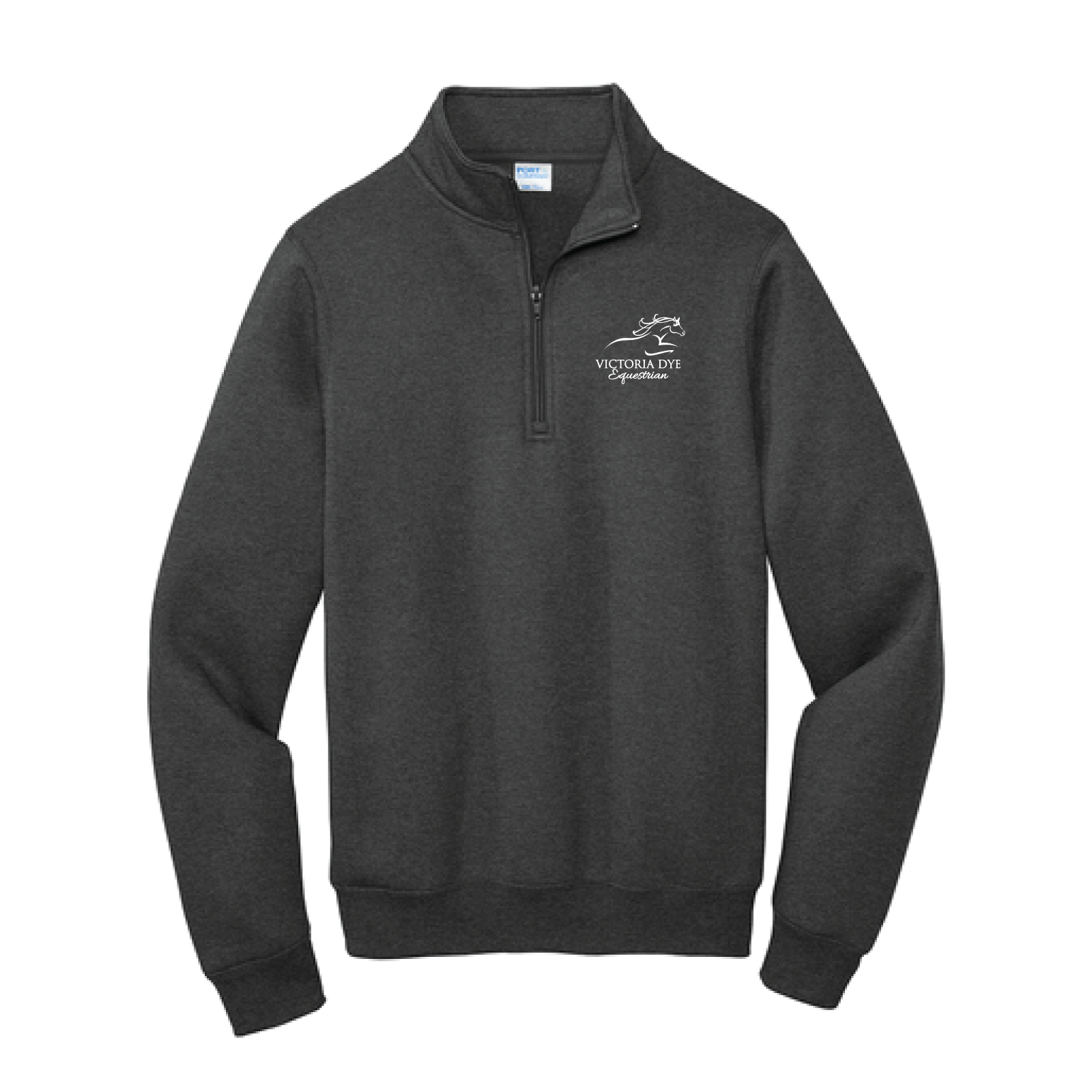 Victoria Dye Equestrian Unisex Port & Company Core Fleece 1/4 Zip Pullover Sweatshirt