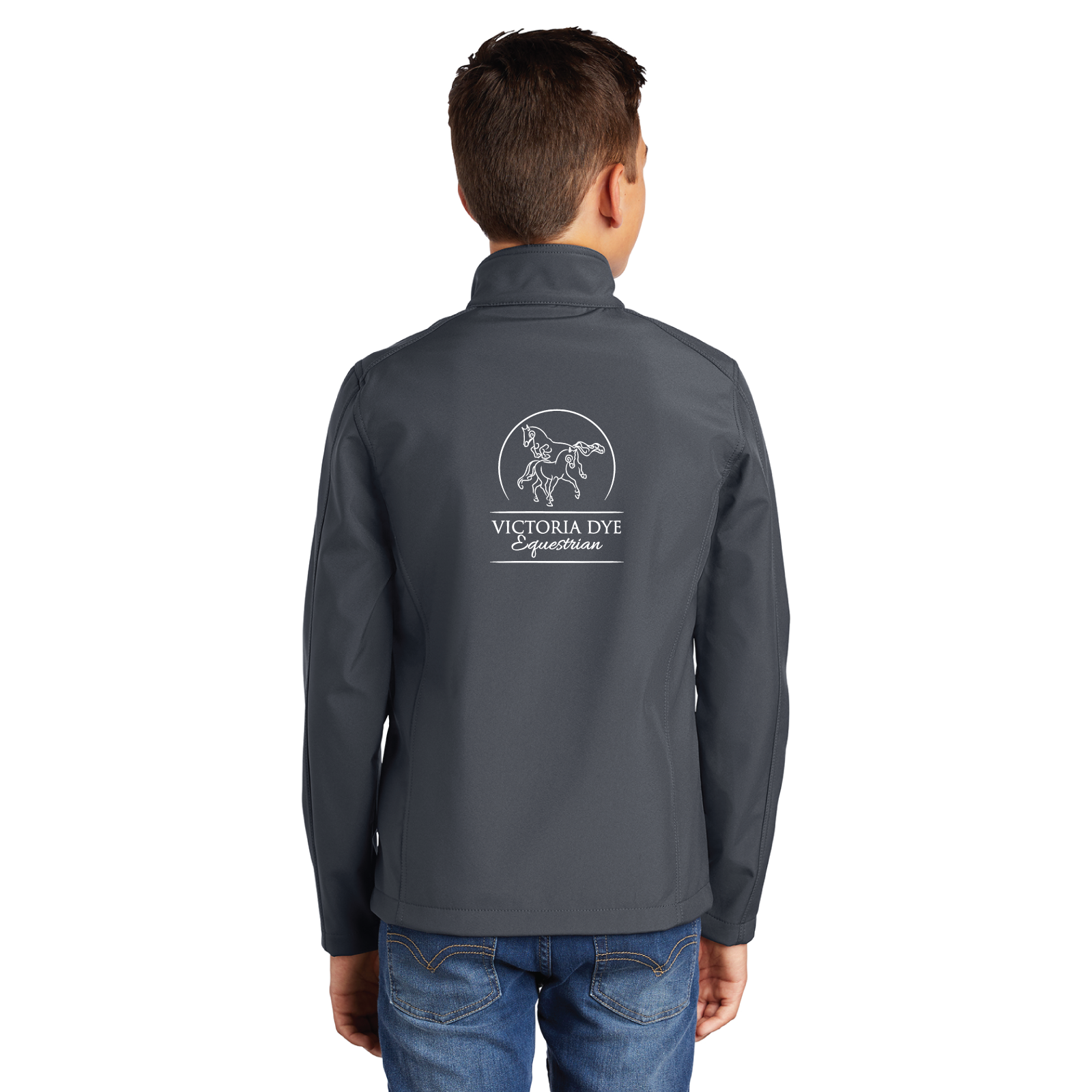 Victoria Dye Equestrian Youth Port Authority Core Soft Shell Jacket