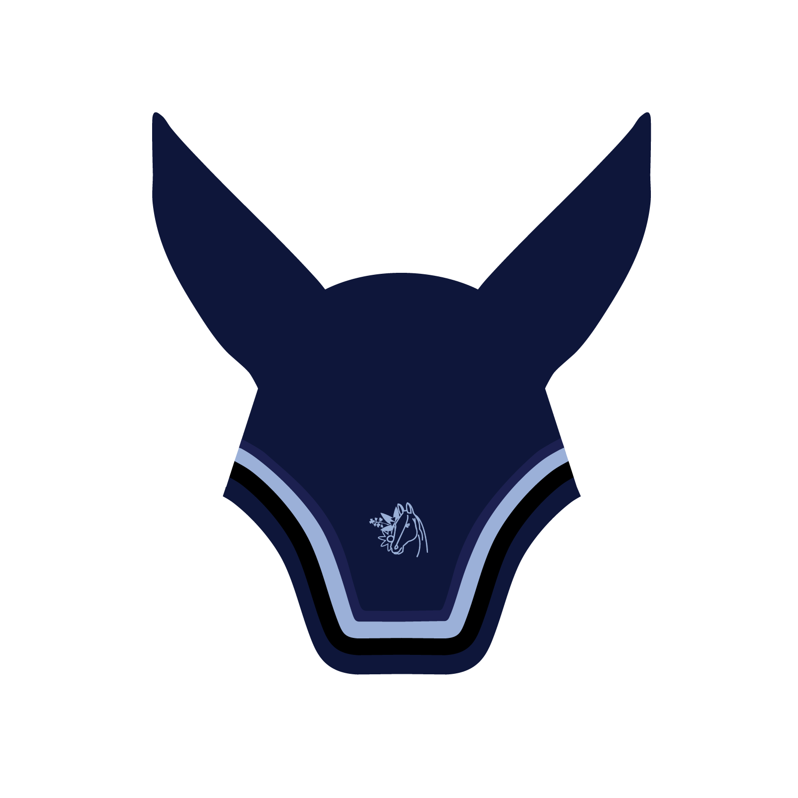 Wildflower Equestrian Talisman Square Front Bonnet NO Rhinestones