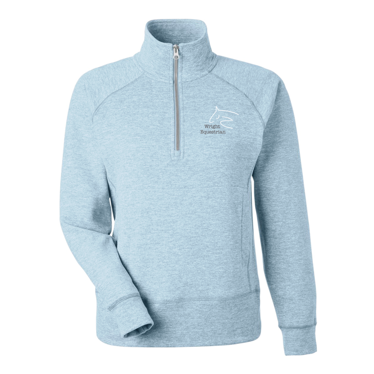Wright Equestrian Women's J. America Electric fleece Quarter-Zip Sweatshirt