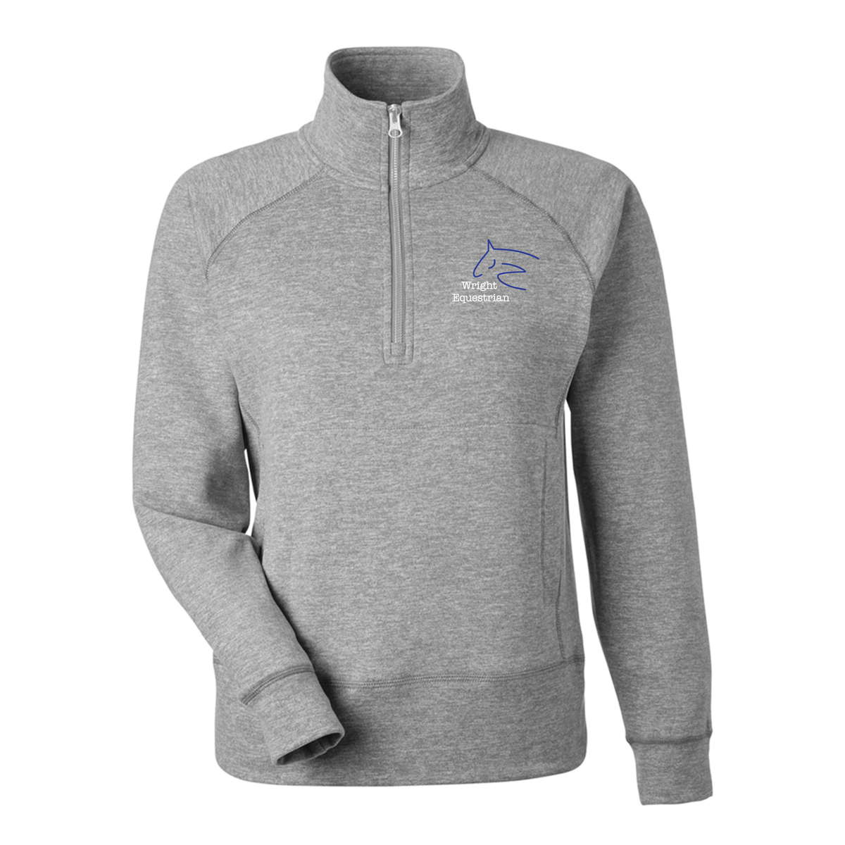 Wright Equestrian Women's J. America Electric fleece Quarter-Zip Sweatshirt