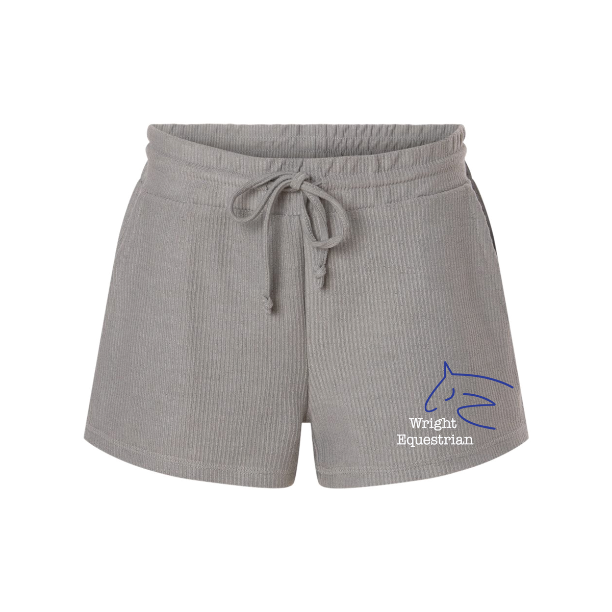 Wright Equestrian Women's Boxercraft Rib Knit Corded Shorts