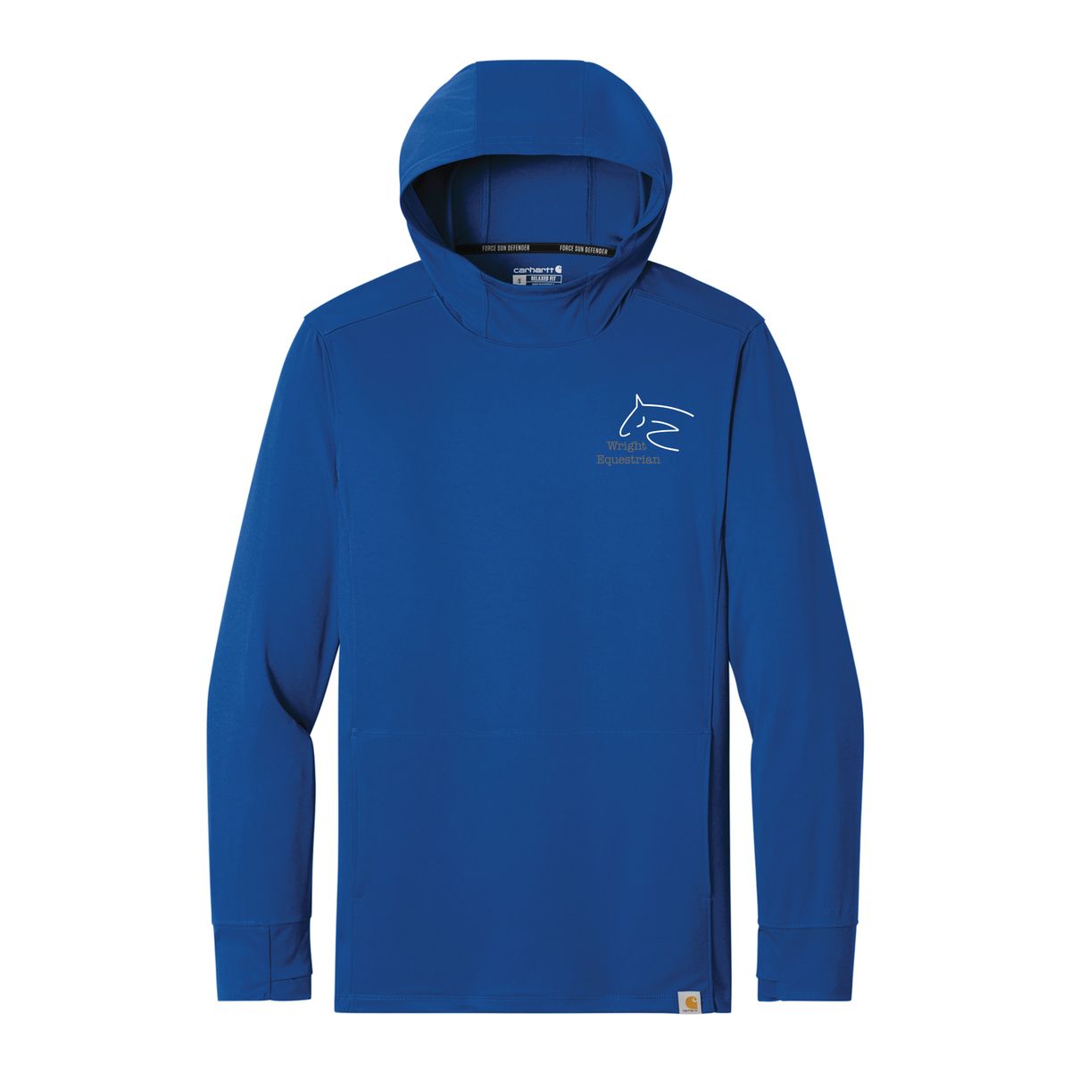 Wright Equestrian Men's Carhartt Force Sun Defender Long Sleeve Hooded T-Shirt