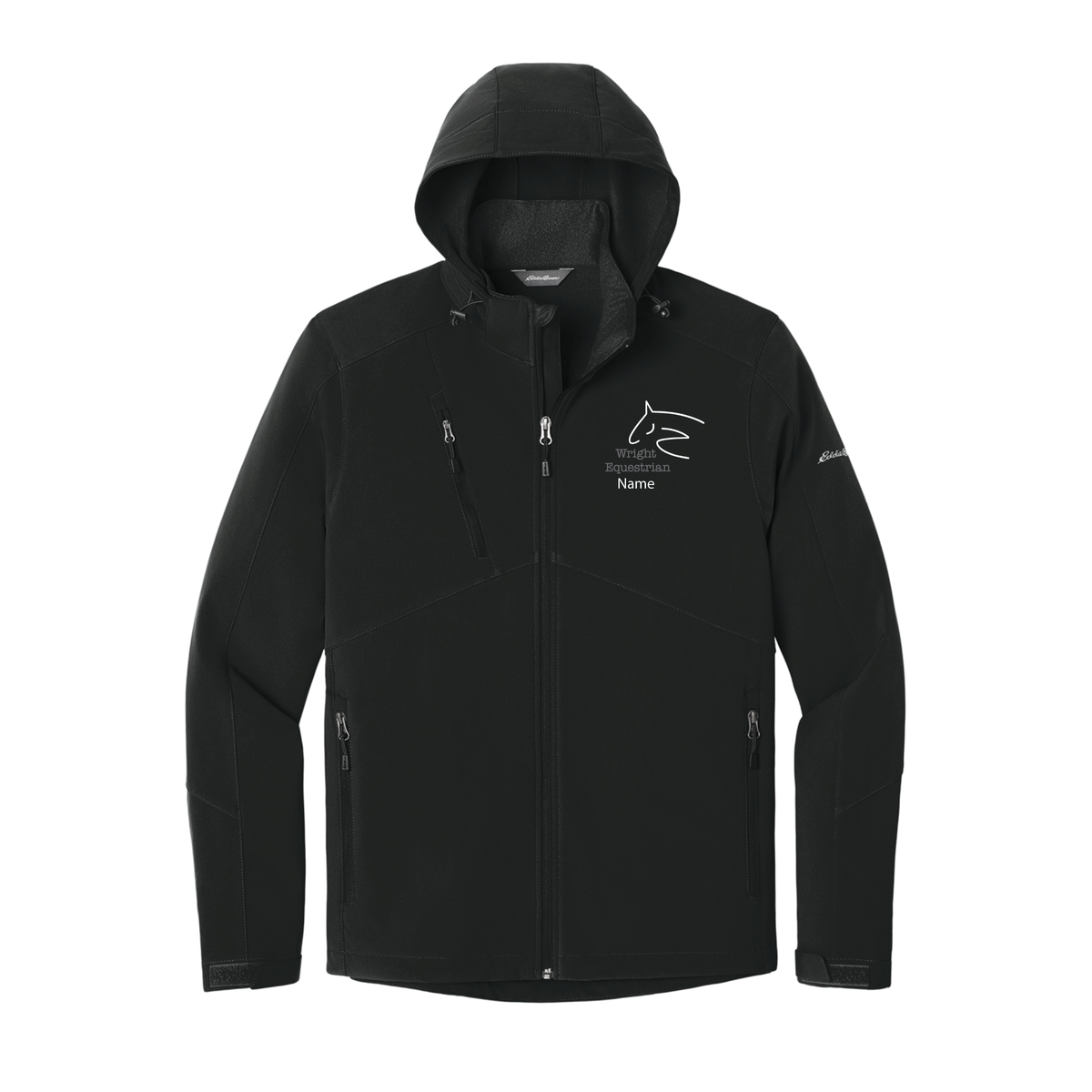 Wright Equestrian Men's Eddie Bauer Hooded Soft Shell Parka