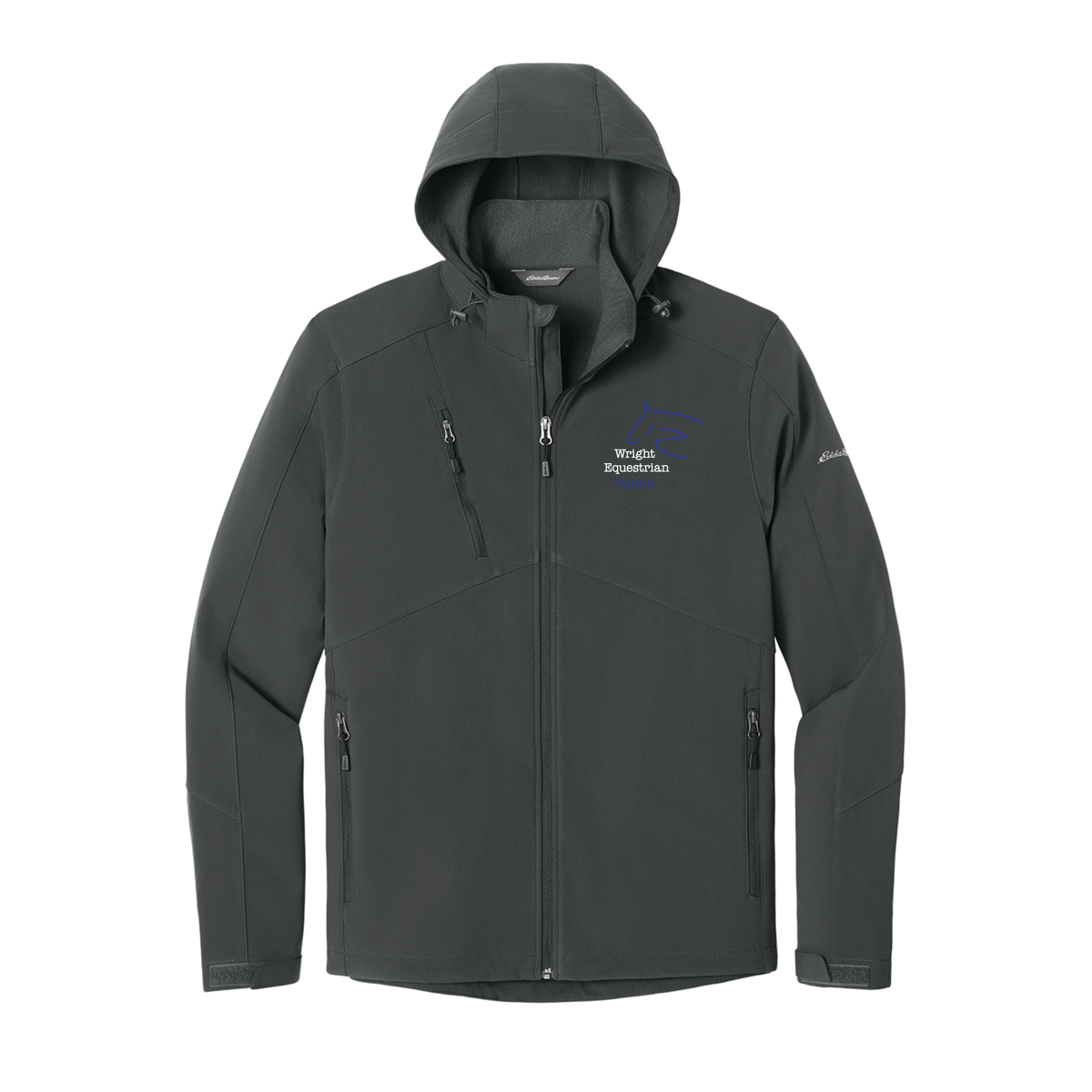 Wright Equestrian Men's Eddie Bauer Hooded Soft Shell Parka