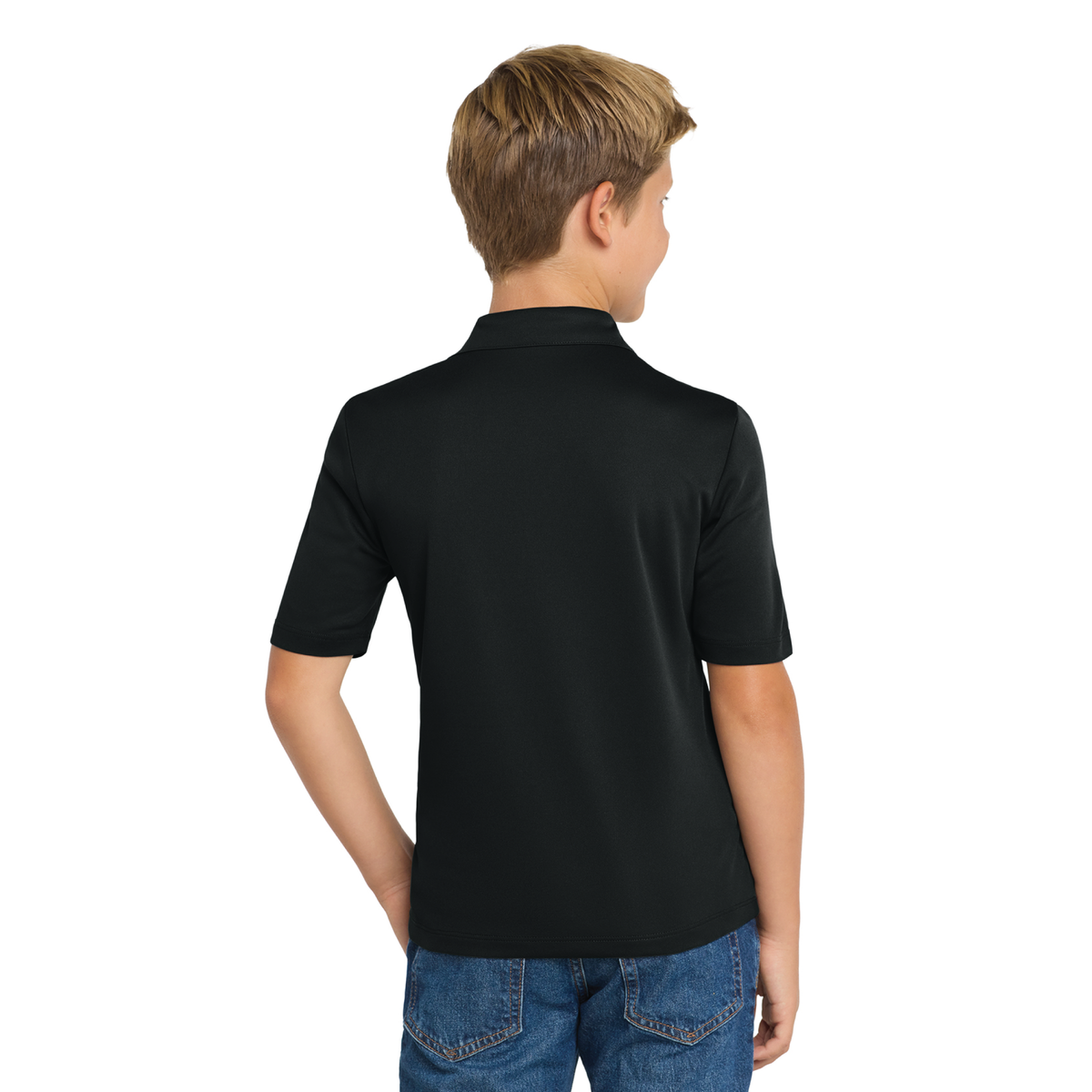 Wright Equestrian Youth Port Authority Short Sleeve Silk Touch Polo