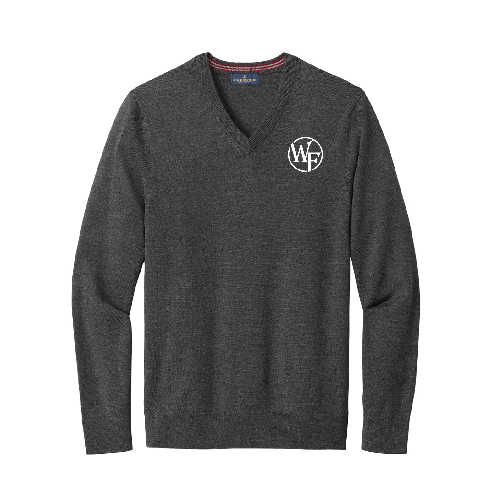Windfall Farm Men's Brooks Brothers Washable Merino Wool V-Neck Sweater