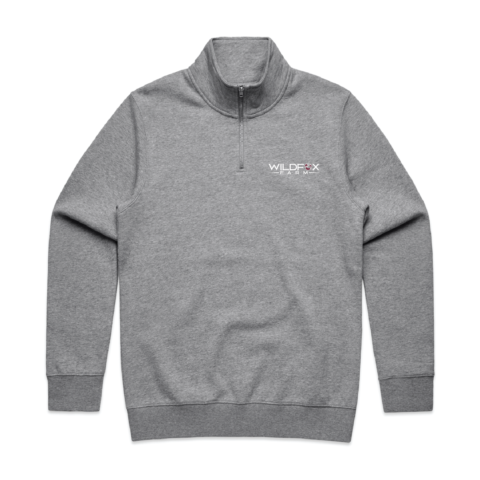 Wildfox Farm Men's ASColour Stencil Half Zip Crew