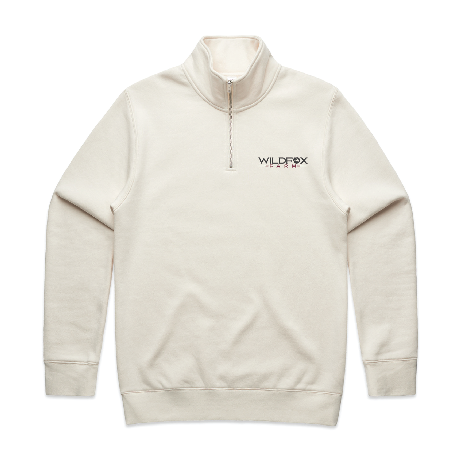Wildfox Farm Men's ASColour Stencil Half Zip Crew