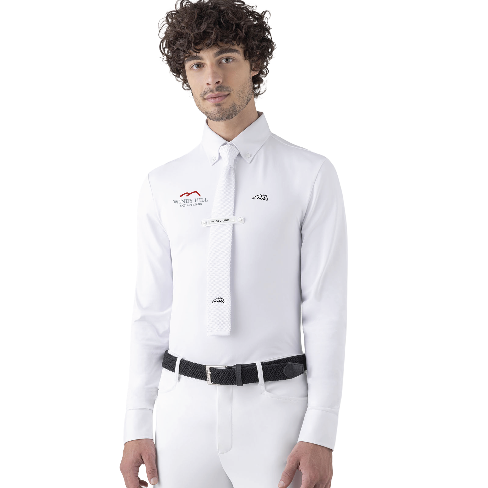 Windy Hill Equestrians Men's Equiline Sebastian Long Sleeve Show Shirt