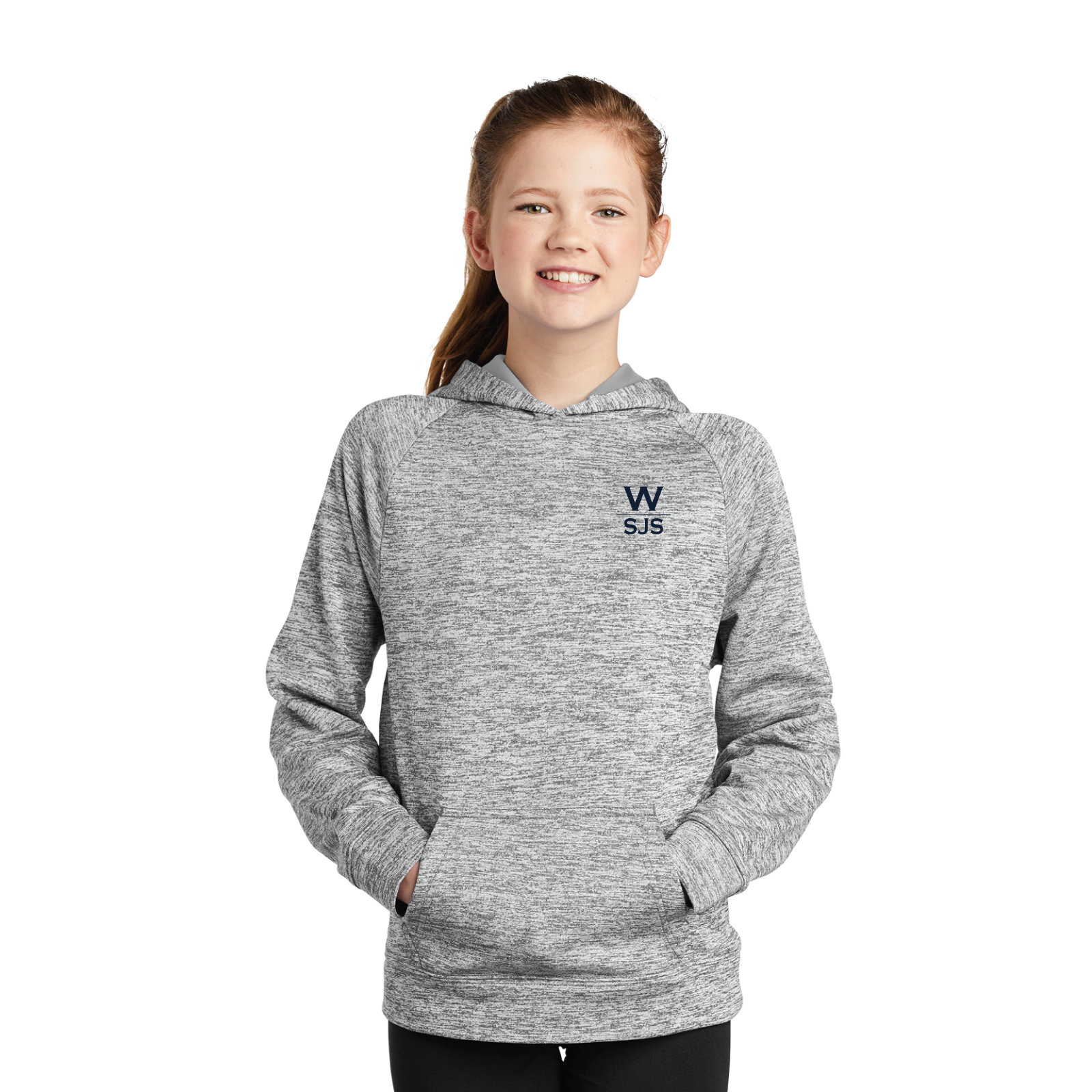 Westwood Youth Sport-Tek Heather Pullover Hooded Sweatshirt