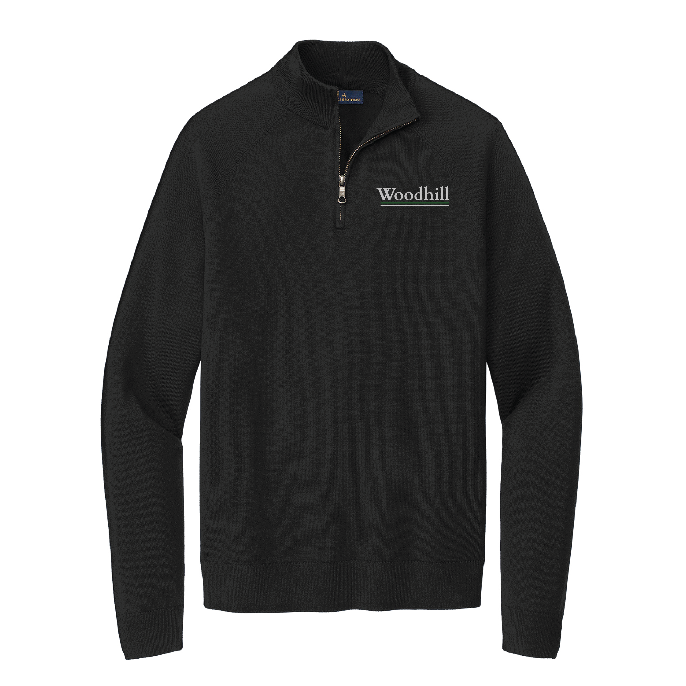 Woodhill Farm Brooks Brothers Cotton Stretch 1/4-Zip Sweater