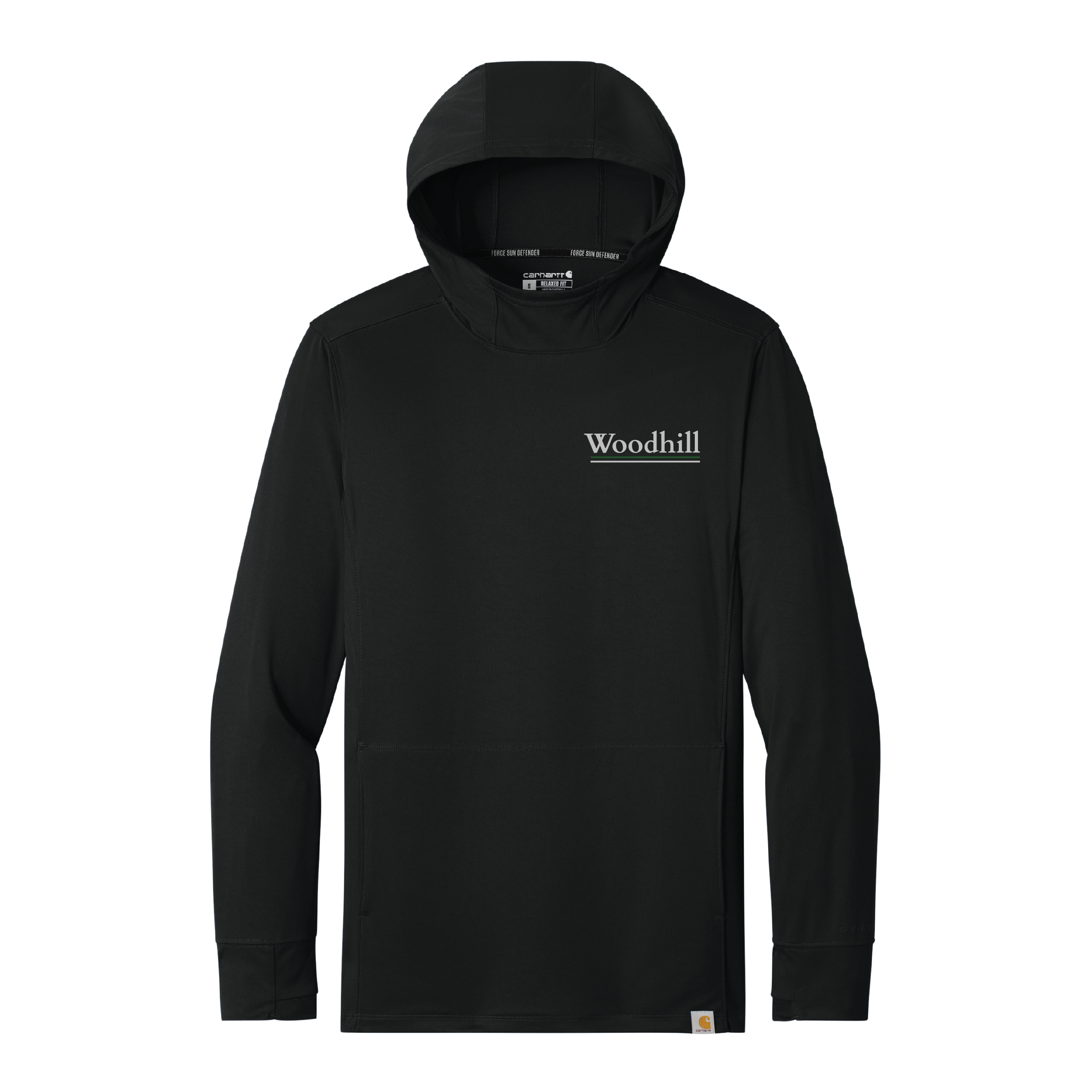 Woodhill Farm Men's Carhartt Force Sun Defender Long Sleeve Hooded T-Shirt