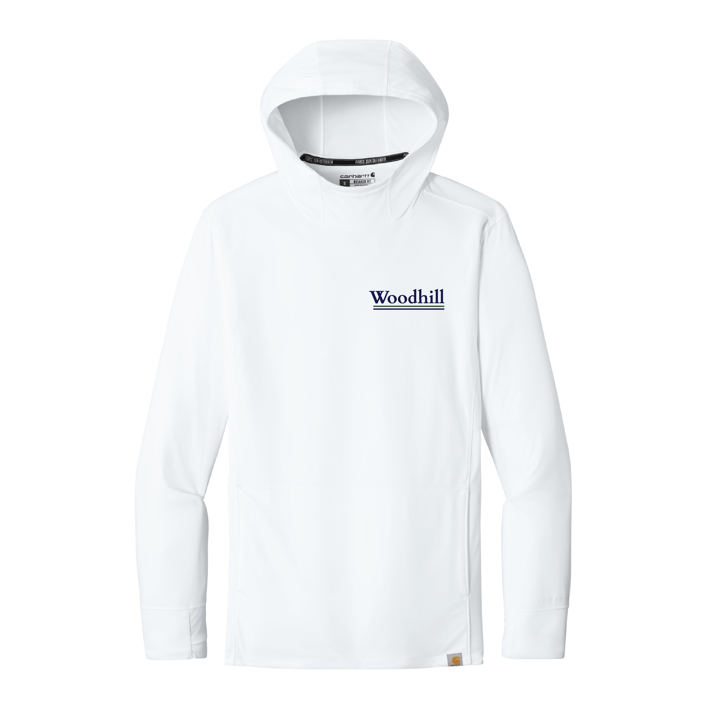 Woodhill Farm Men's Carhartt Force Sun Defender Long Sleeve Hooded T-Shirt