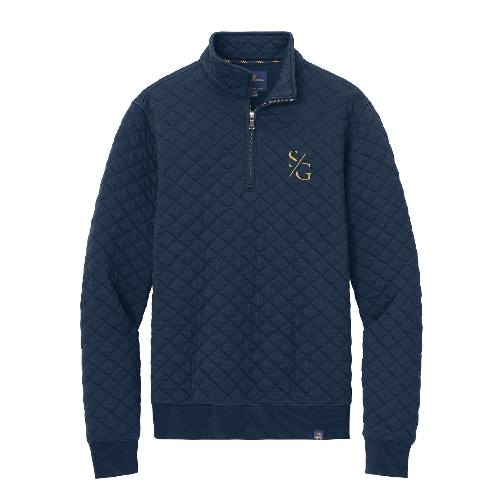 Men's Brooks Brothers Diamond Quilt 1/4-Zip