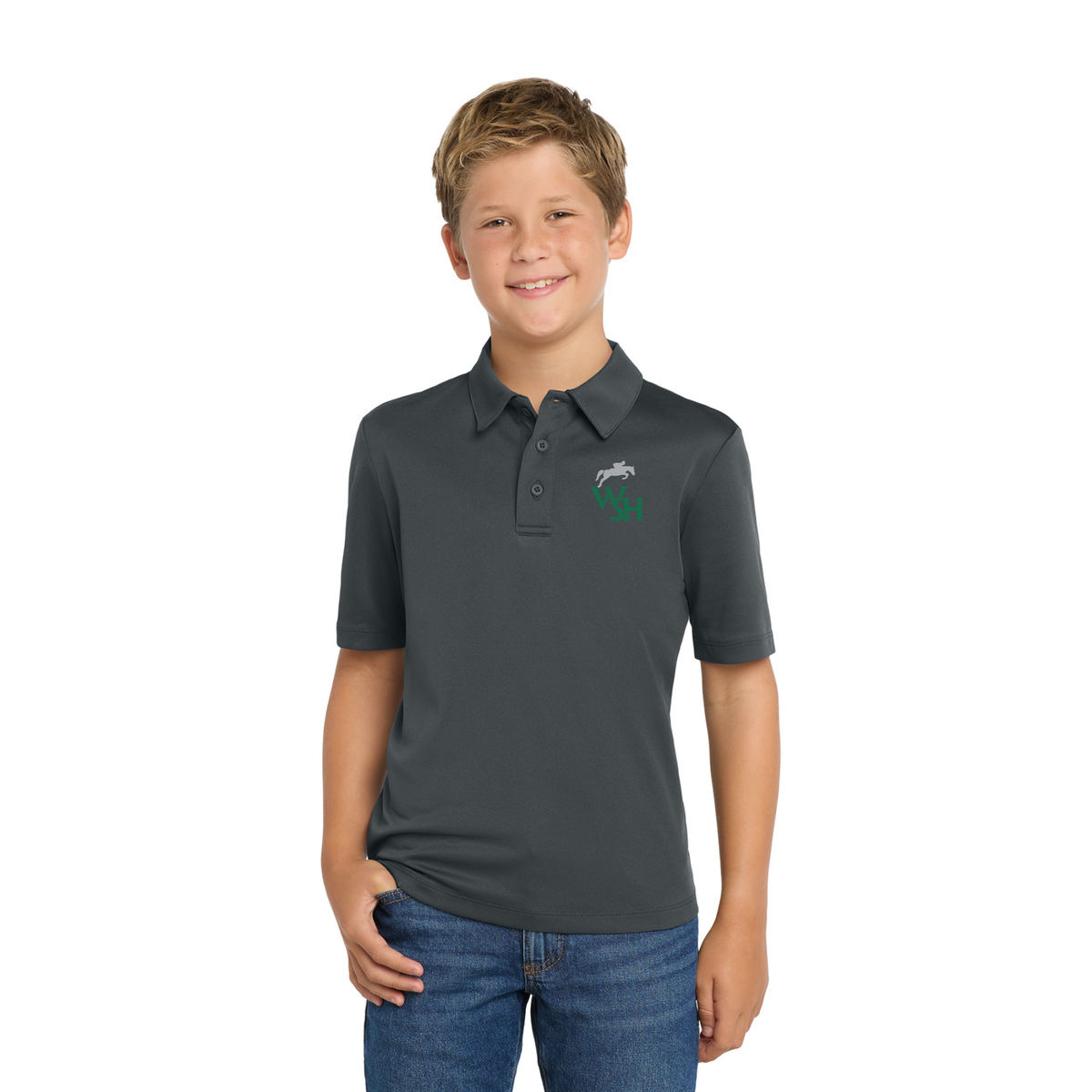 Willamette Sport Horses Port Authority Youth Silk Touch Performance Polo
