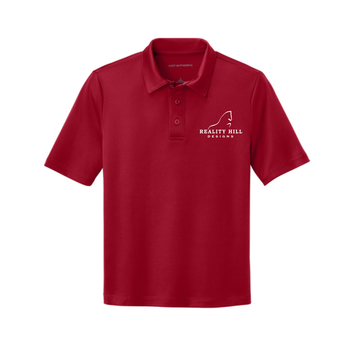 Youth Port Authority Short Sleeve Silk Touch Polo