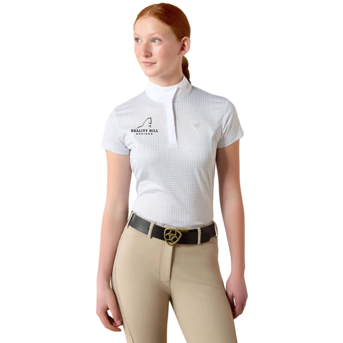 Youth Ariat Aptos Short Sleeve Show Shirt